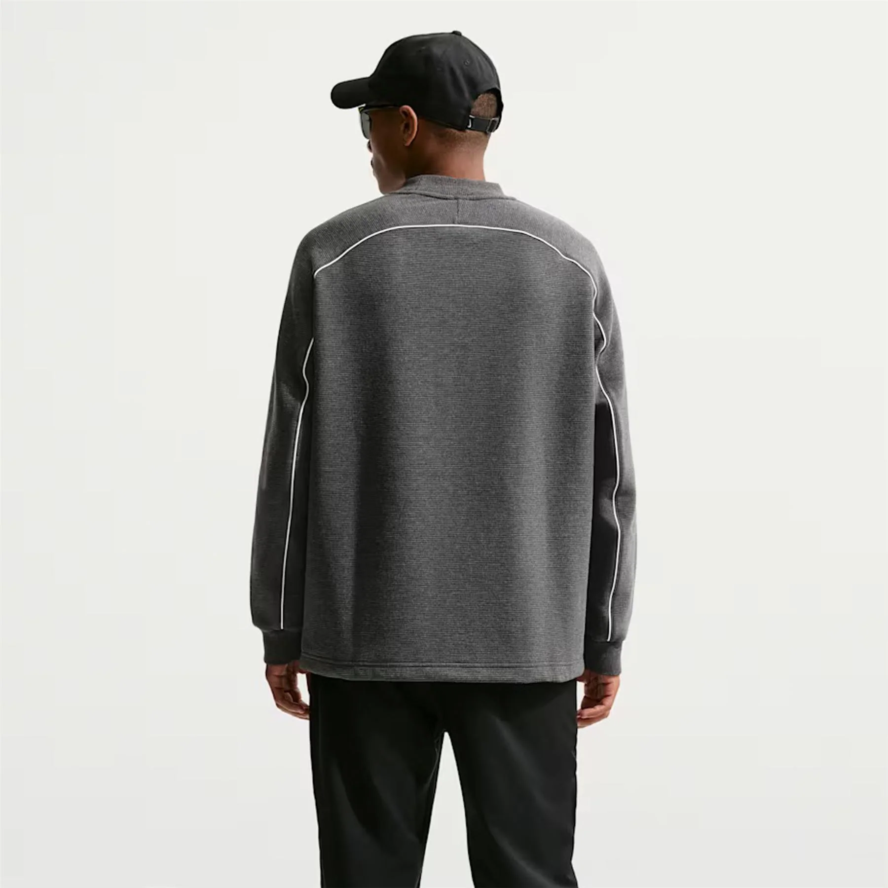 Therma-FIT Par 5 Crew Neck Black/White - Image 5