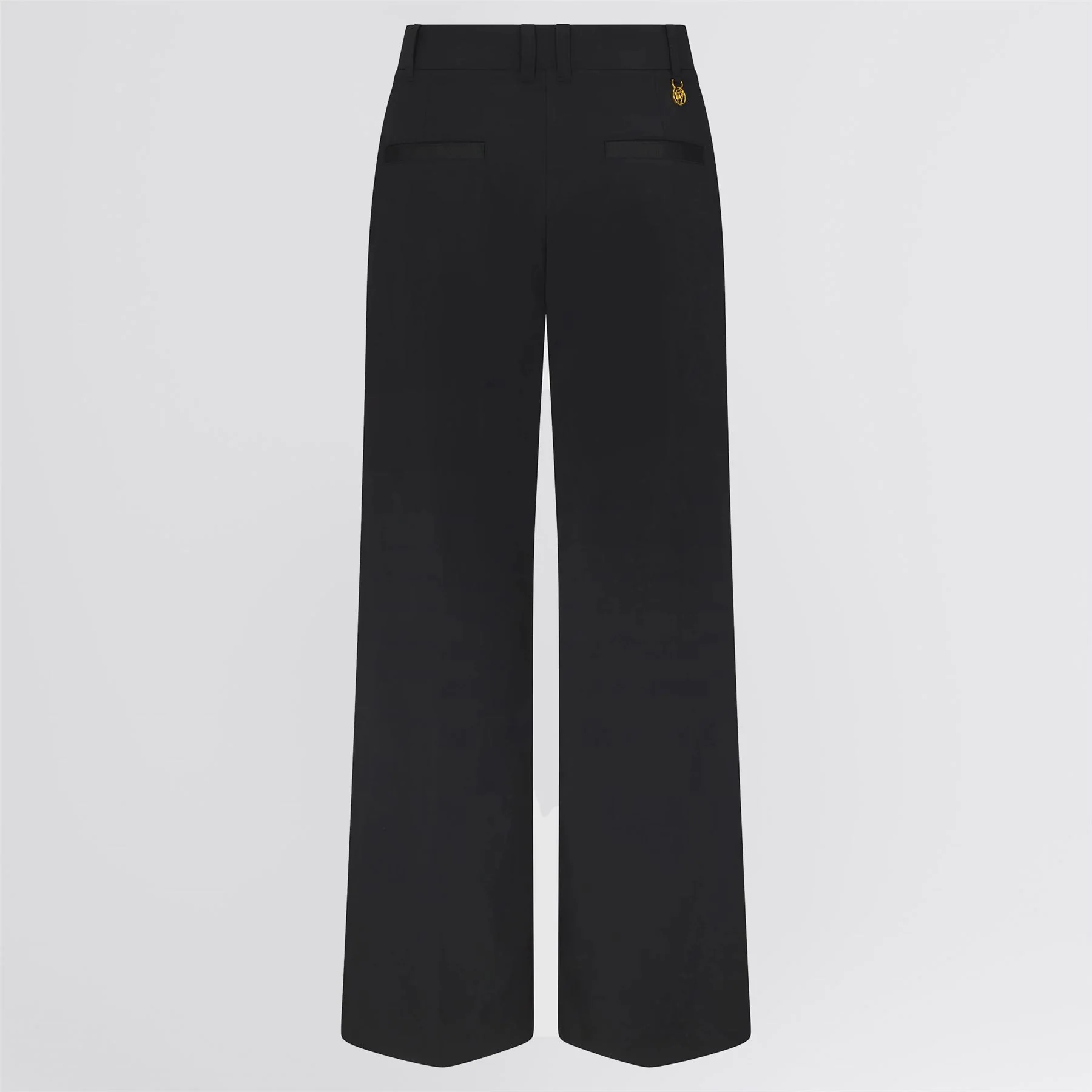 Toni Wide Leg Soft Trousers Black - Image 4