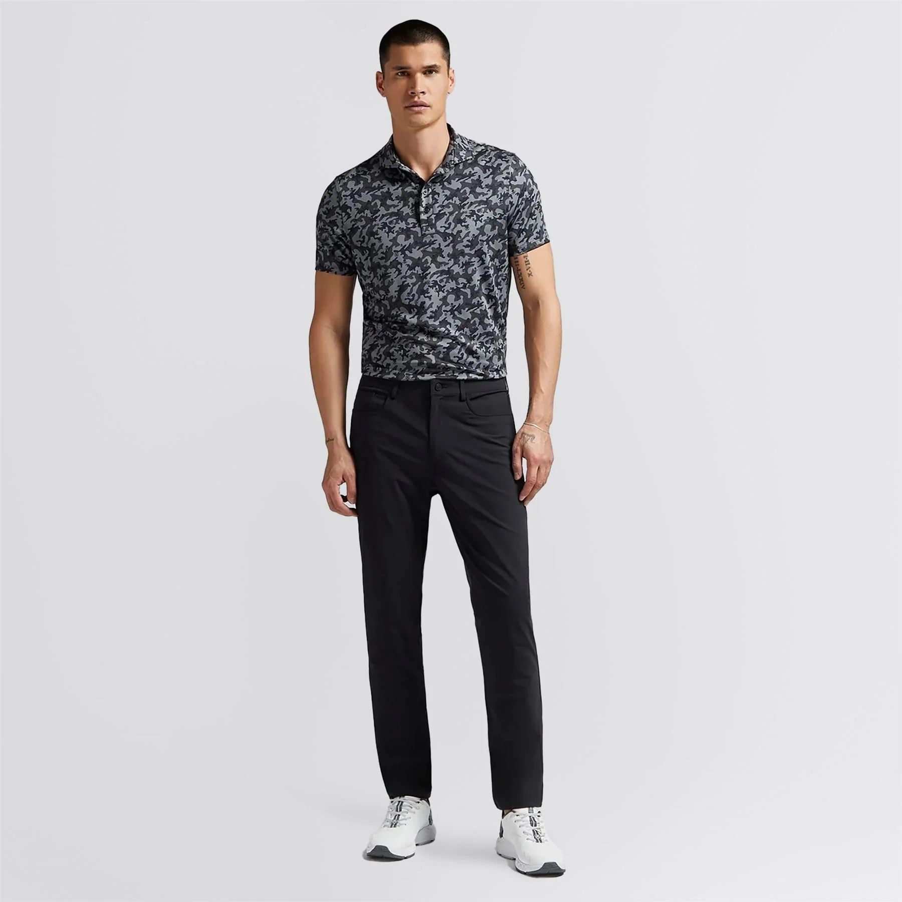 Tour 5 Pocket Straight Leg Trousers Onyx - Image 3