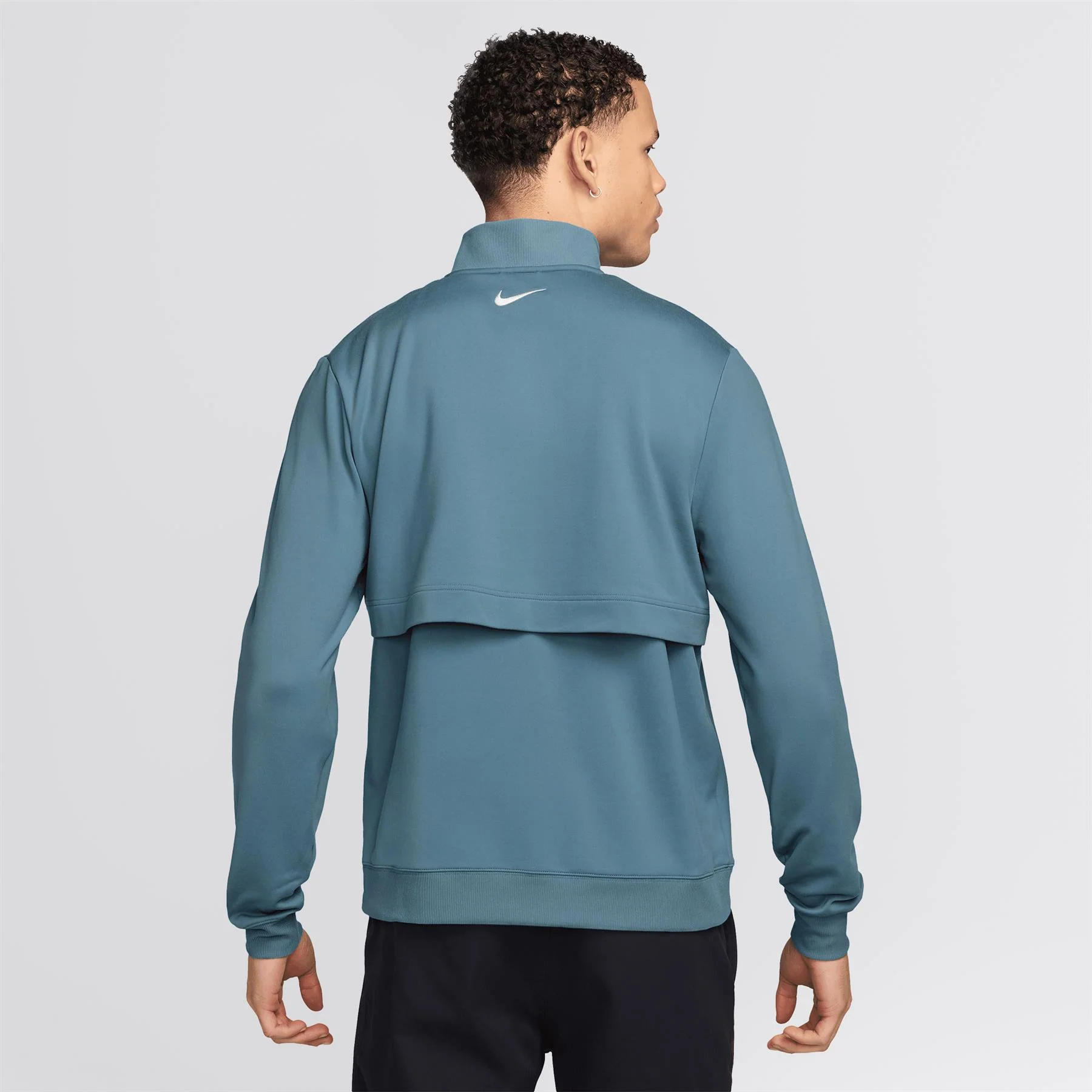 Tour Half Zip Mid Layer Smokey Blue/Pale Ivory - Image 2
