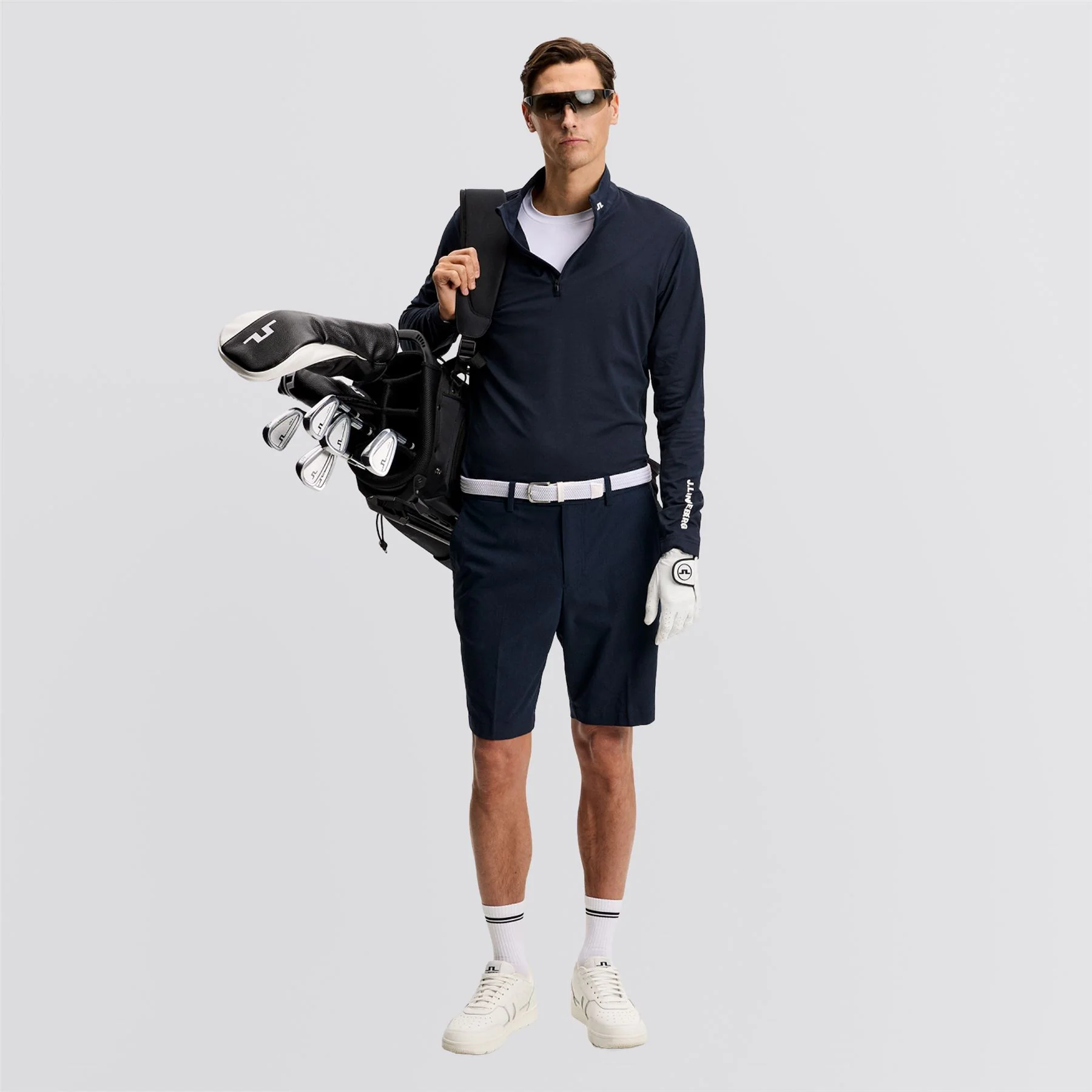 Tour Tech Mid Layer JL Navy - Image 3