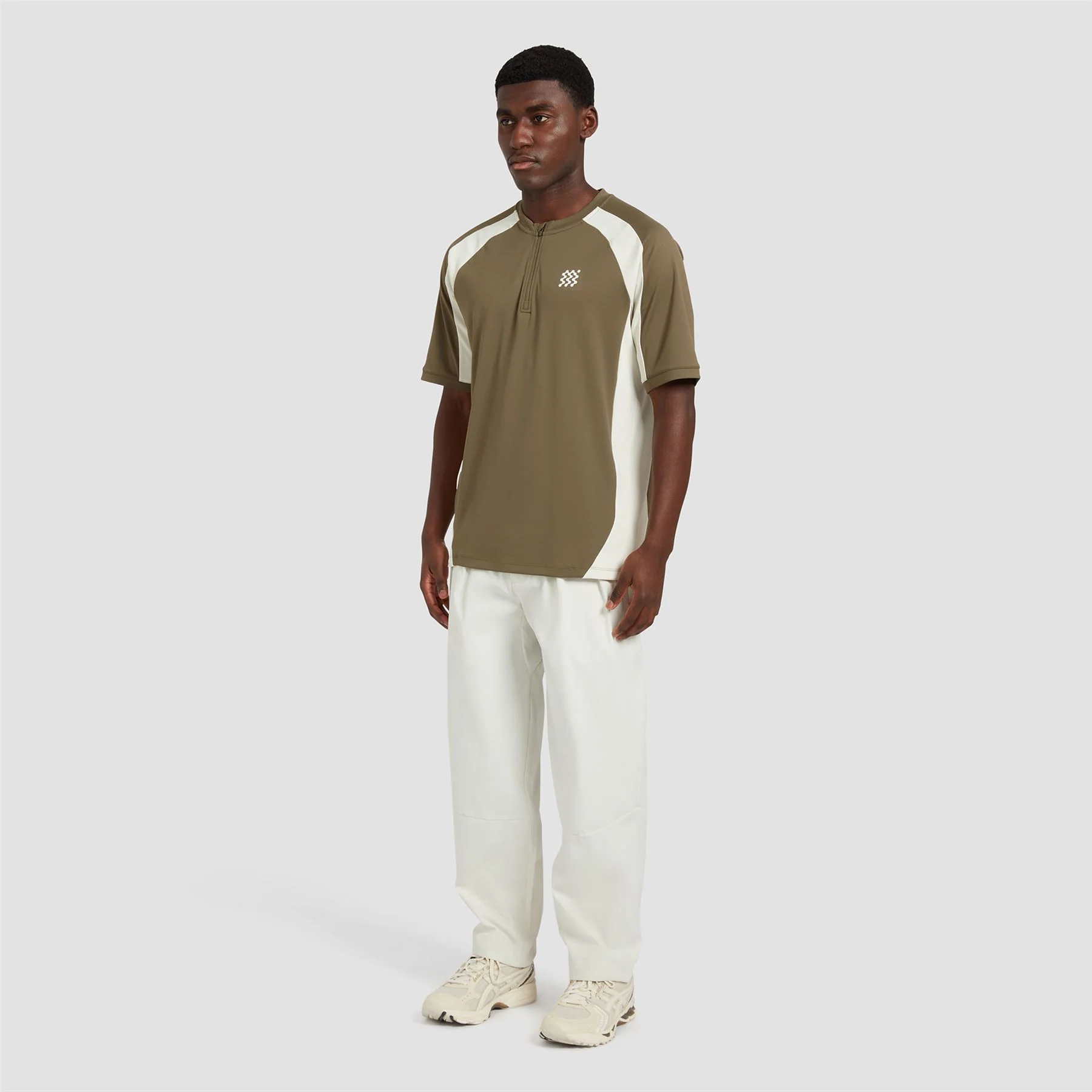 Tour Zip Polo Dark Olive - Image 3