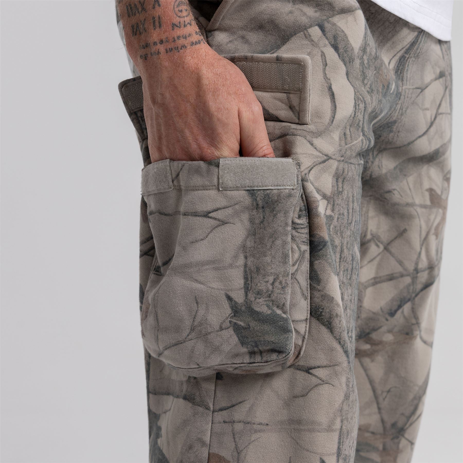 Tree Camo Cargo Joggers Multi Green - Image 6