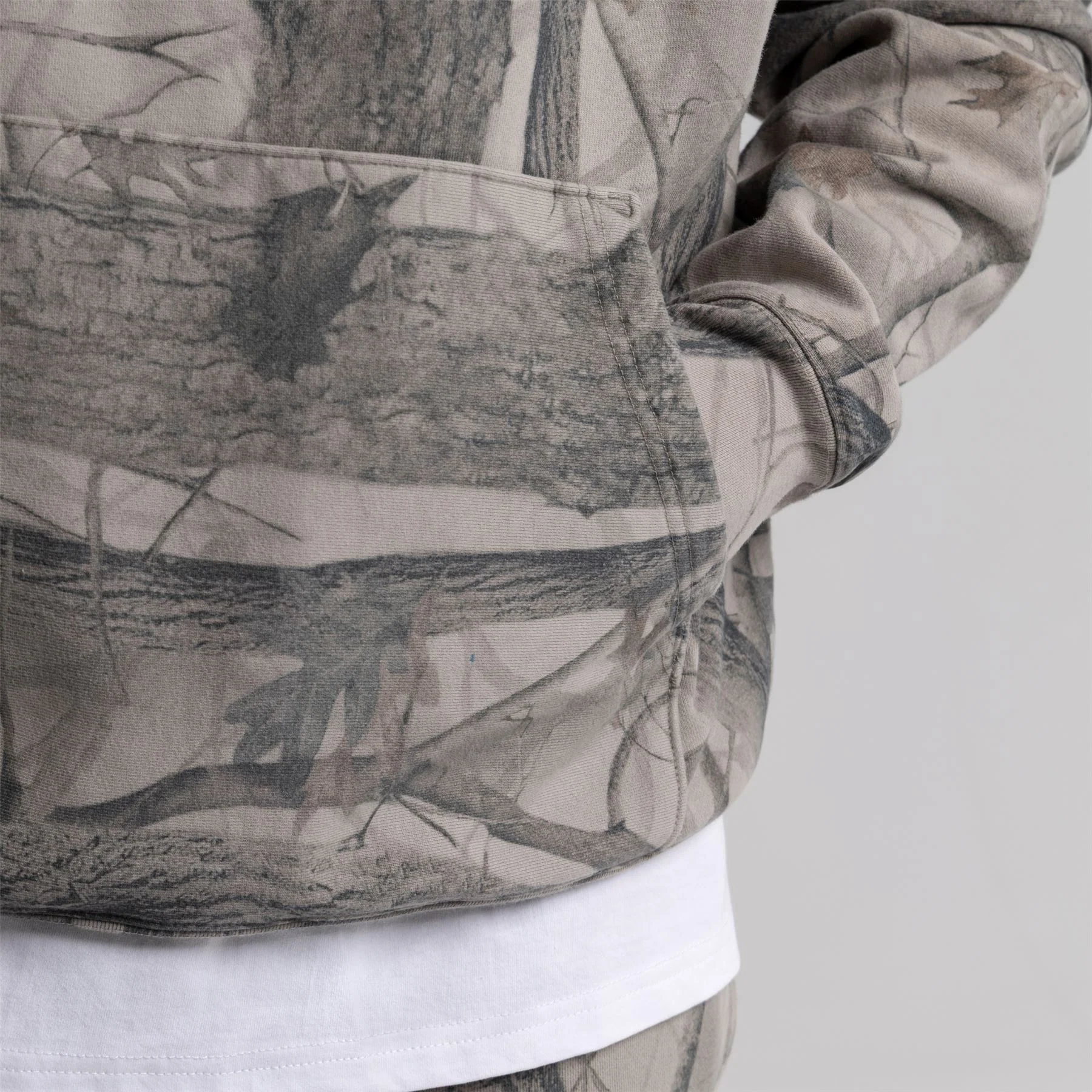 Tree Camo Hoodie Multi Green - Image 7