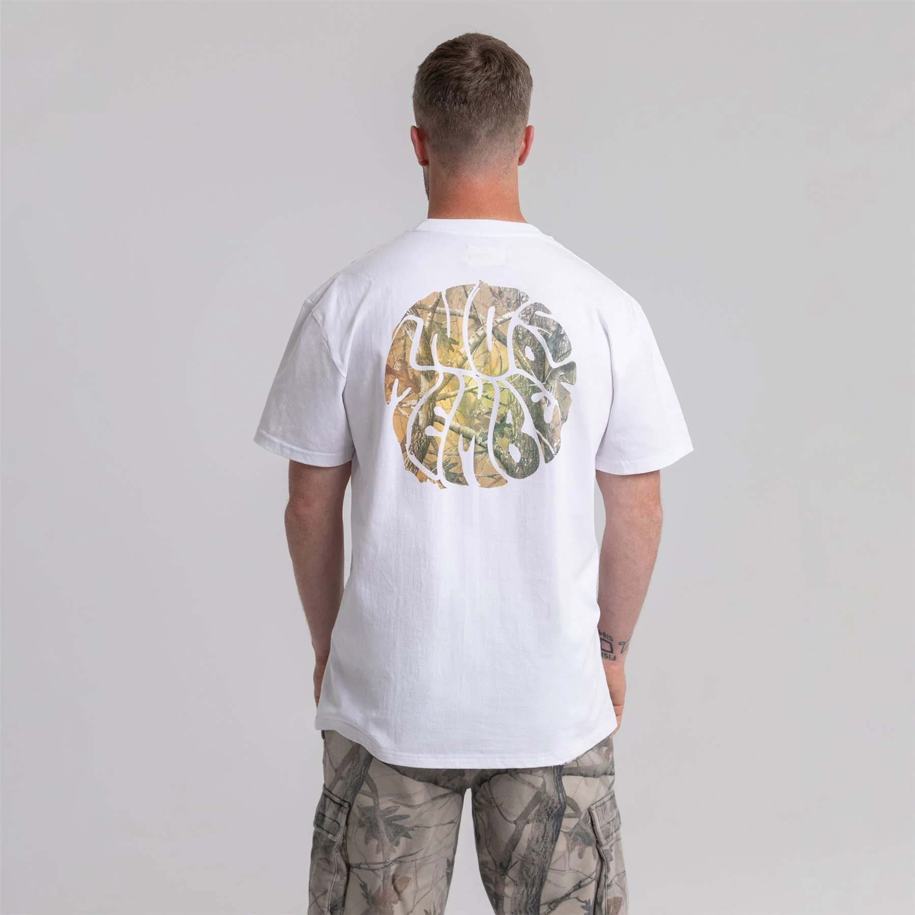 Tree Camo T-Shirt White - Image 2