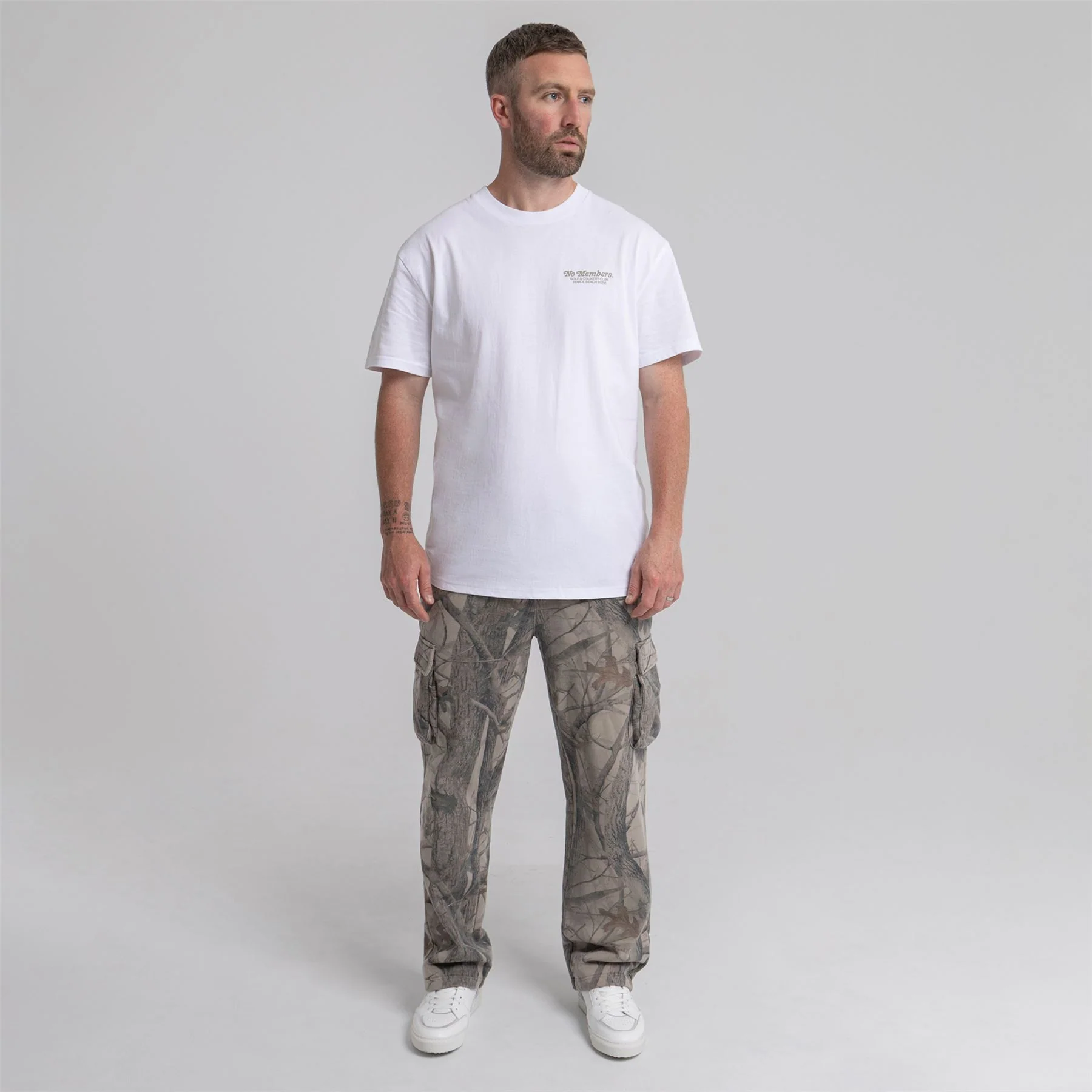 Tree Camo T-Shirt White - Image 3