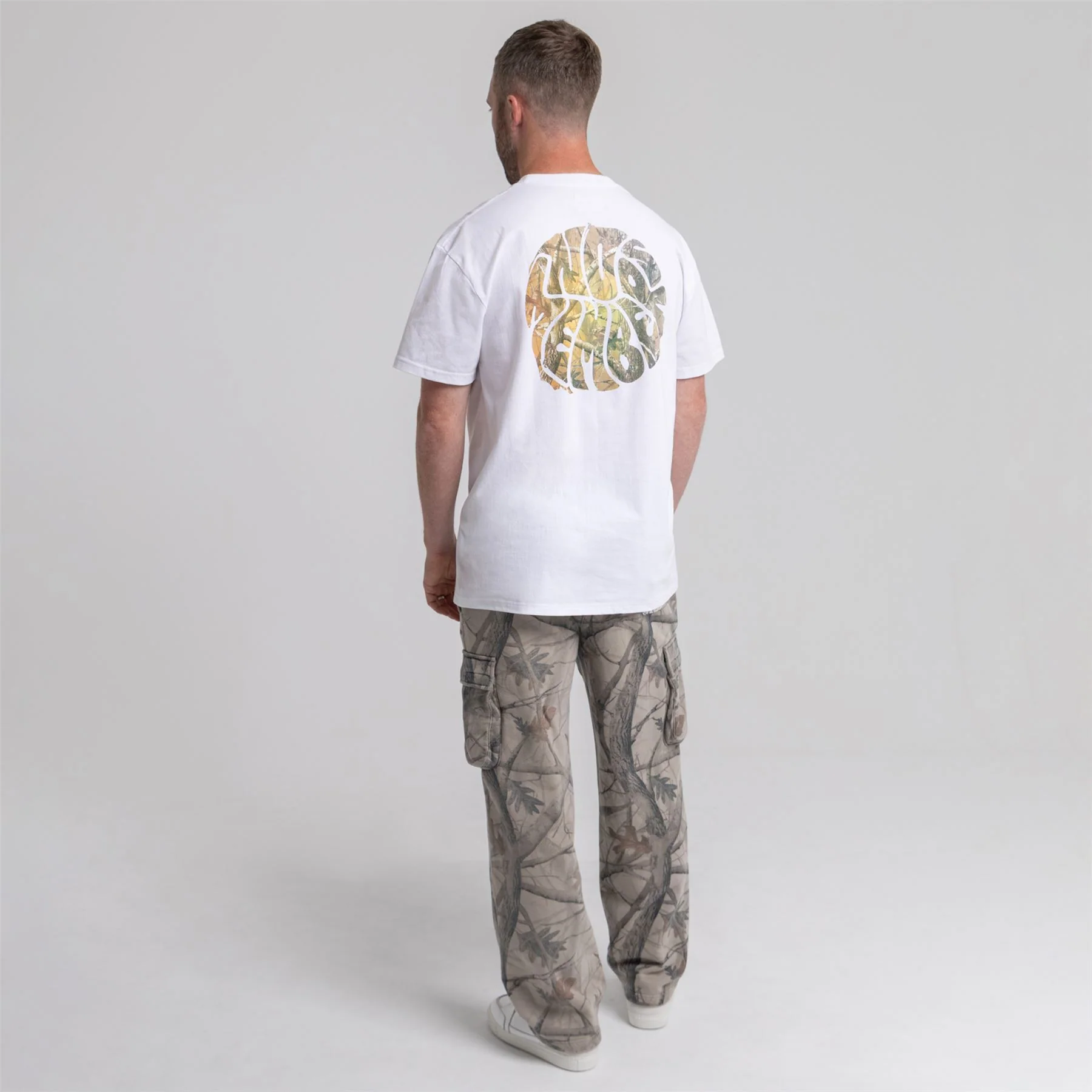Tree Camo T-Shirt White - Image 4