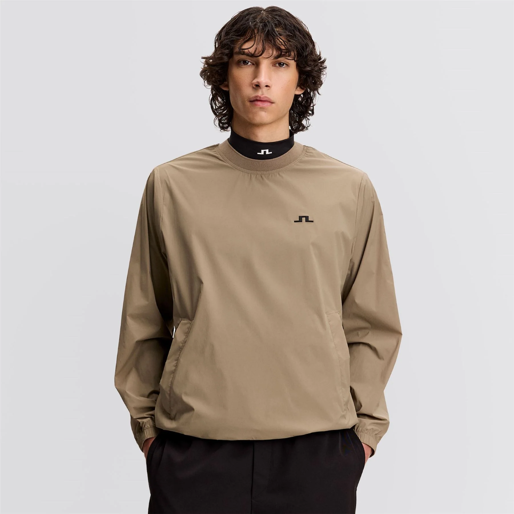 Ulf Crewneck Windbreaker Brindle