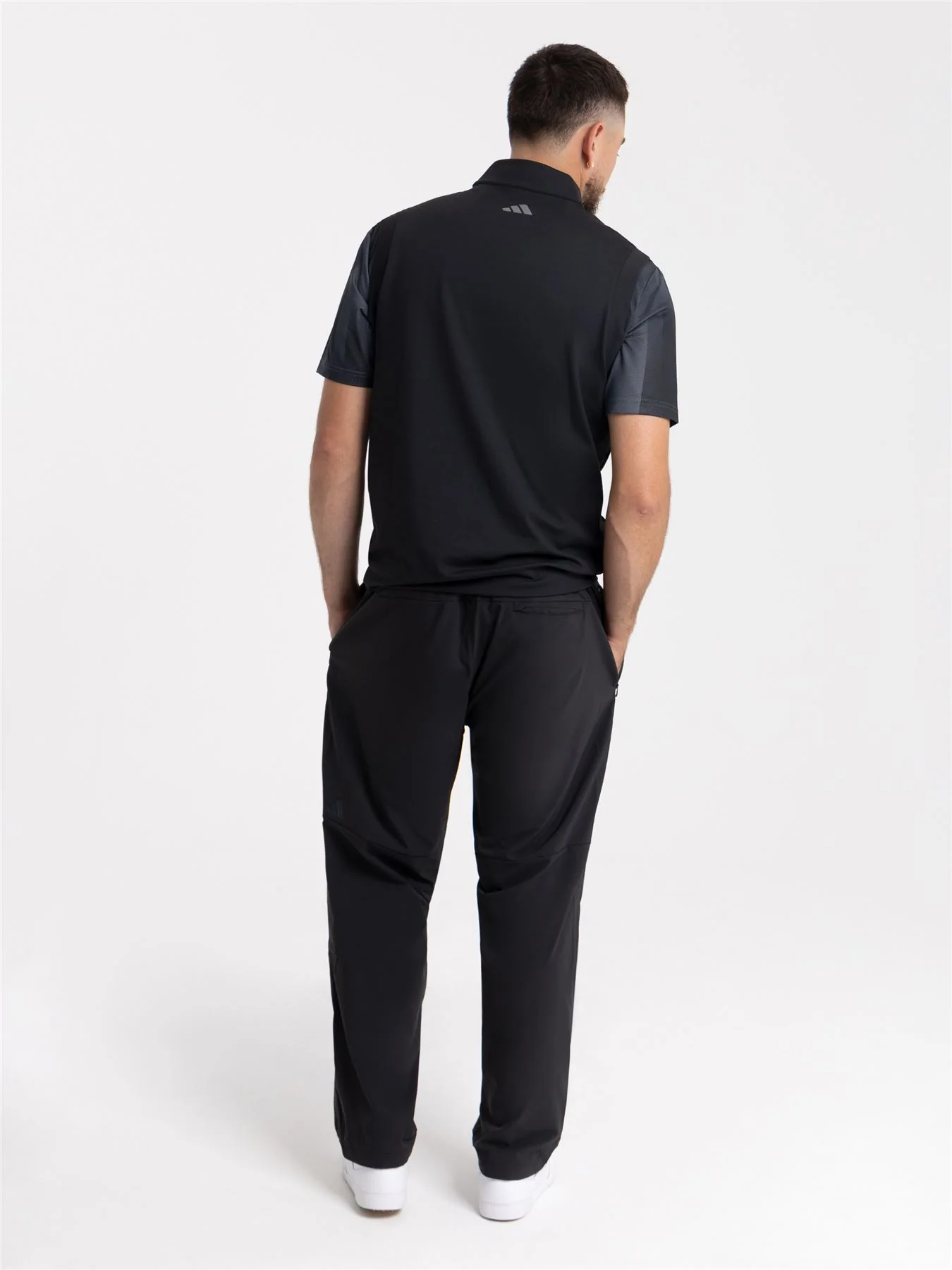 Ultimate365 Classic Quarter Zip Gilet Black - Image 3