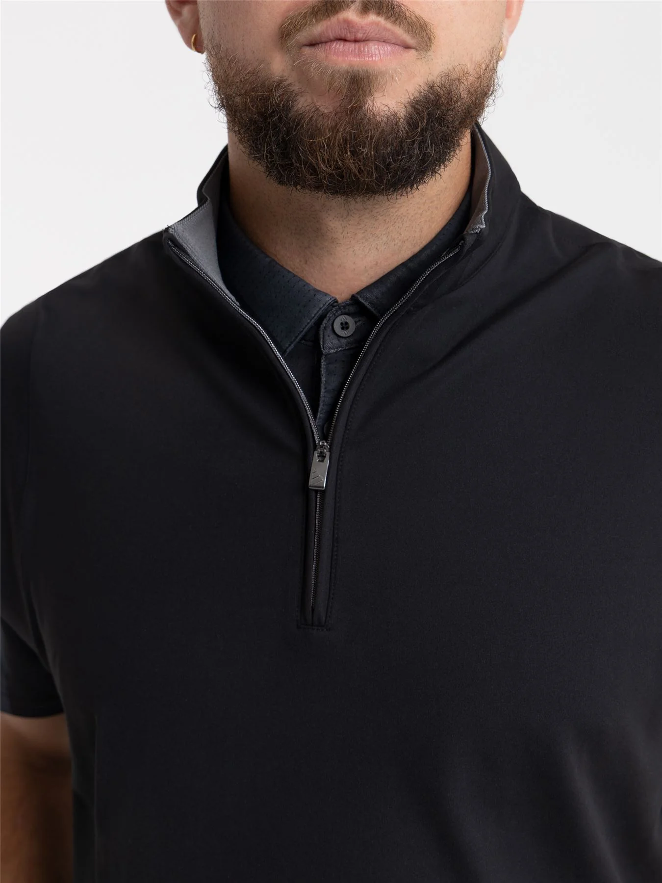 Ultimate365 Classic Quarter Zip Gilet Black - Image 4