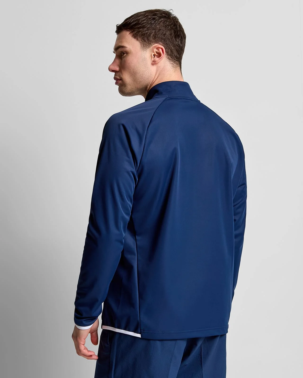 Ultimate365 Durable Wind Quarter Zip Collegiate Navy/White - Image 2