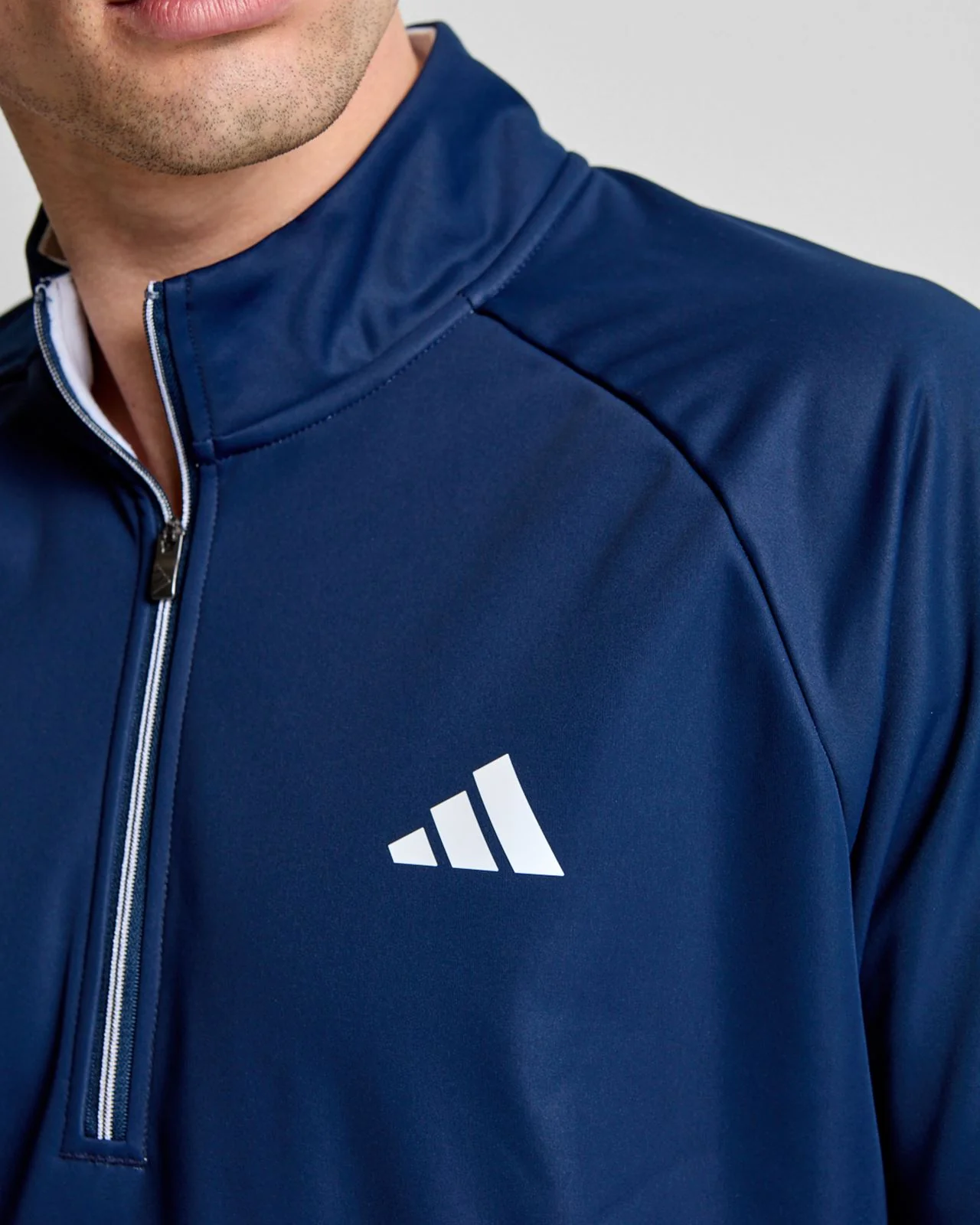 Ultimate365 Durable Wind Quarter Zip Collegiate Navy/White - Image 5