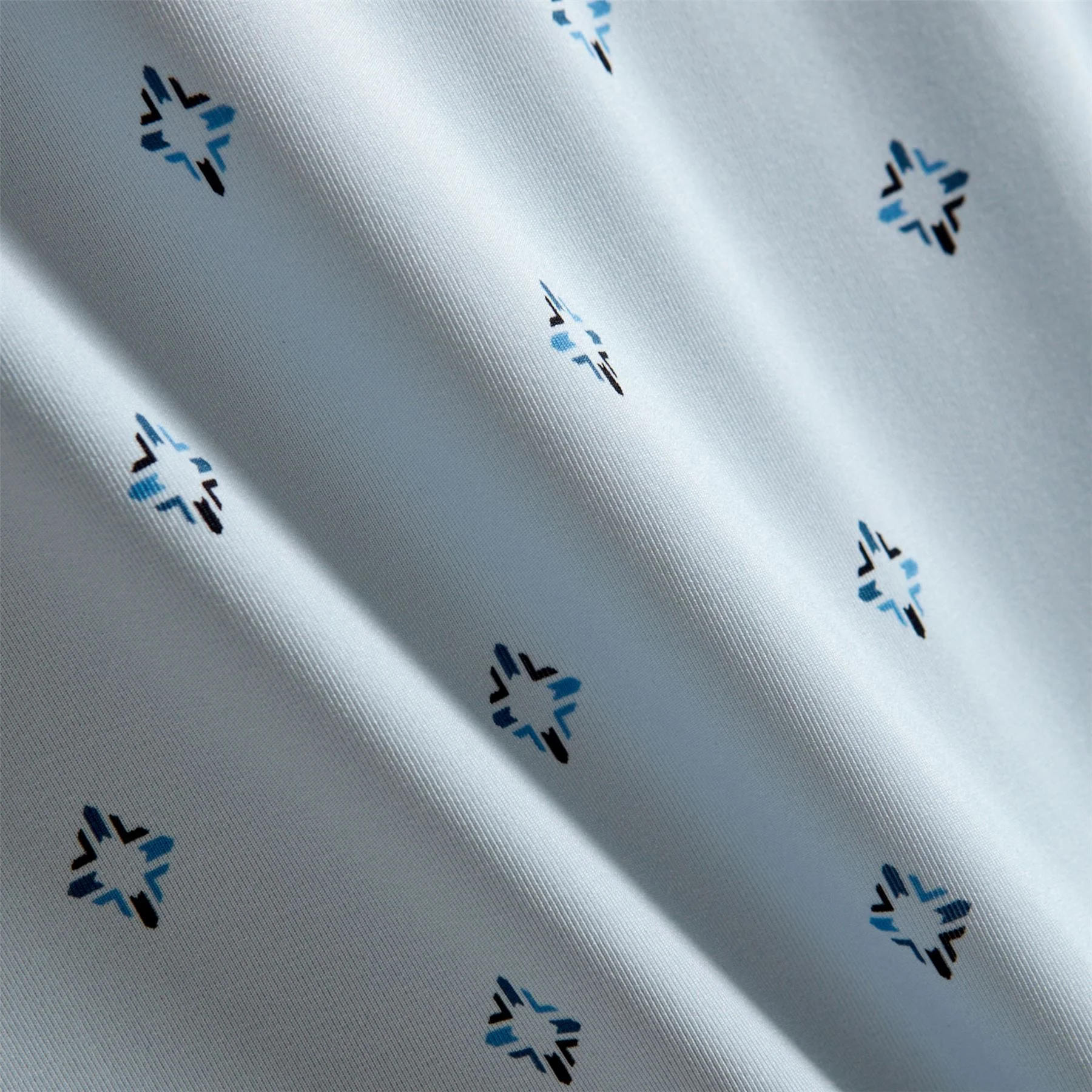 Ultimate365 Essence Print Climacool Polo Crystal Sky - Image 6