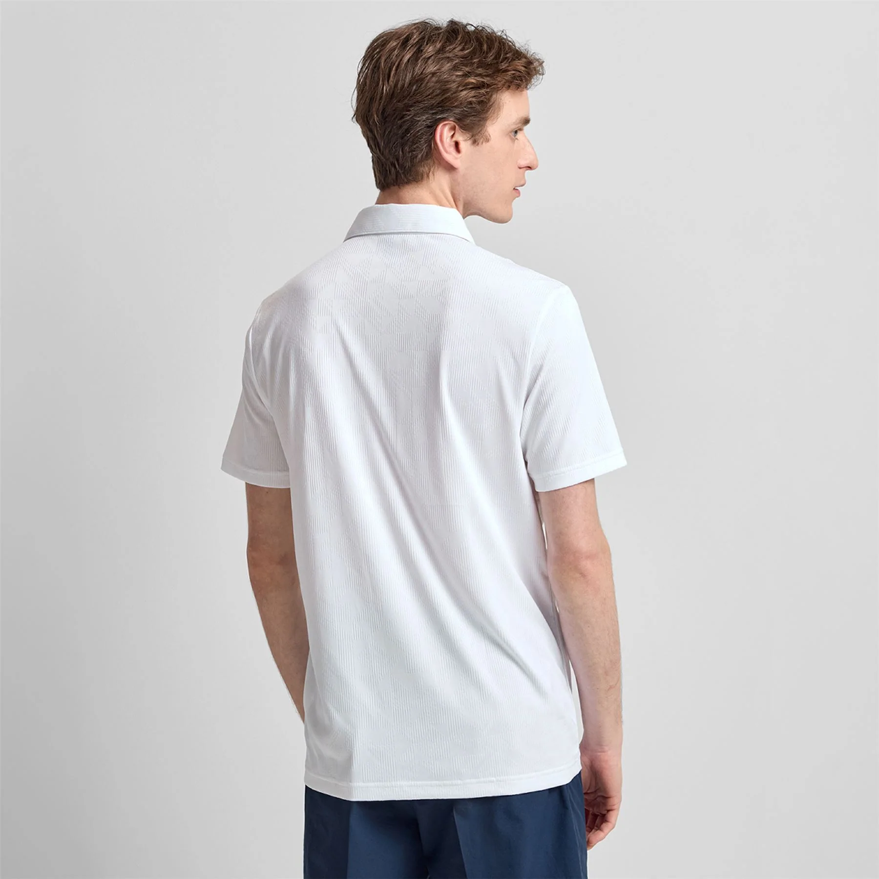 Ultimate365 Jacquard Climacool Polo White - Image 2