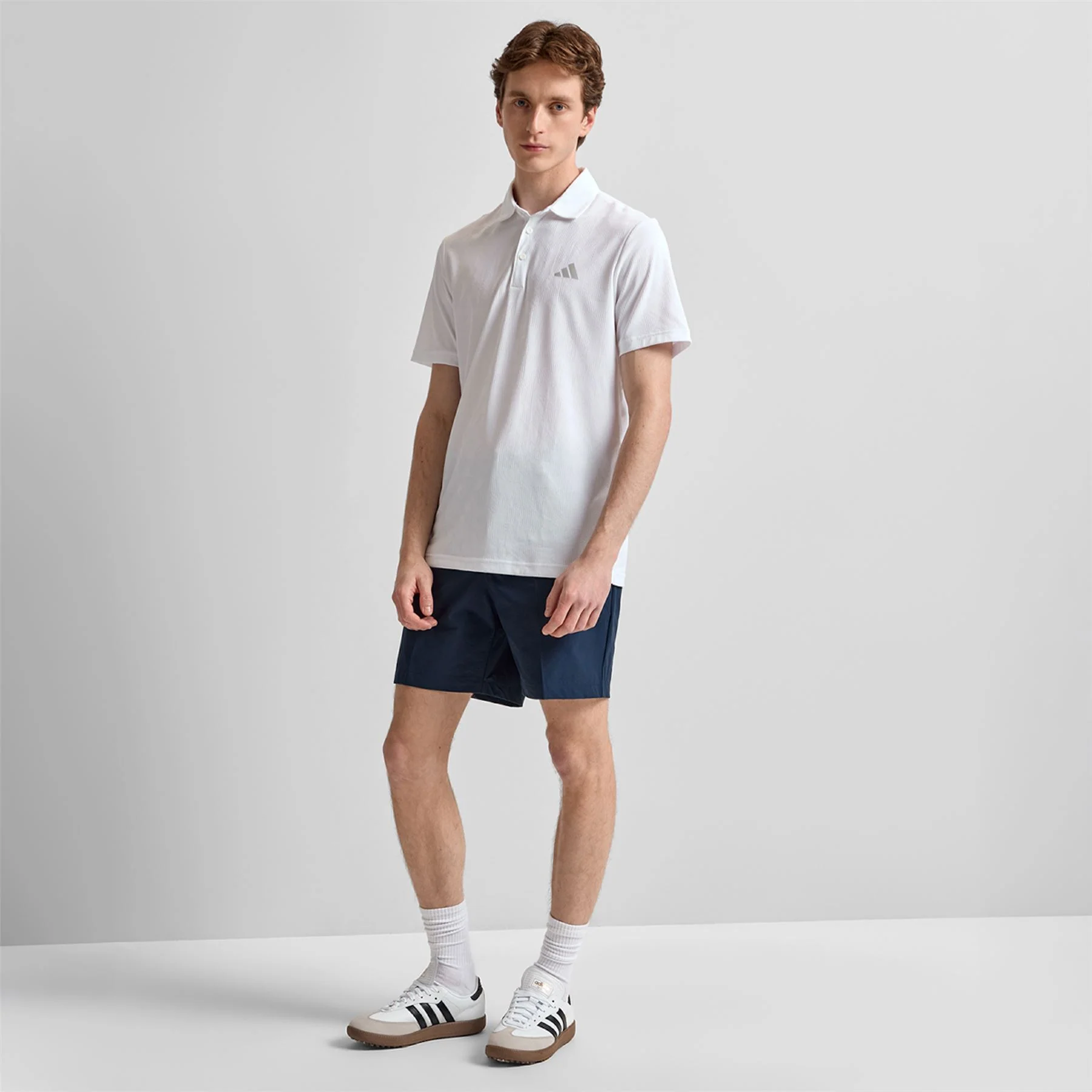 Ultimate365 Jacquard Climacool Polo White - Image 3