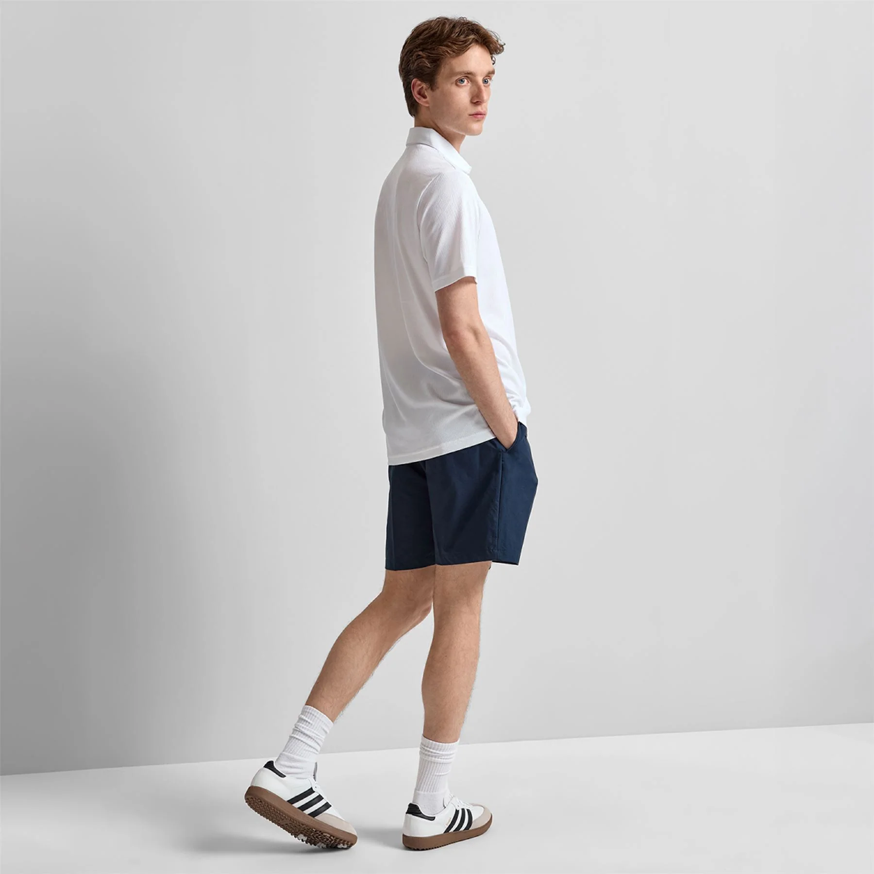 Ultimate365 Jacquard Climacool Polo White - Image 4