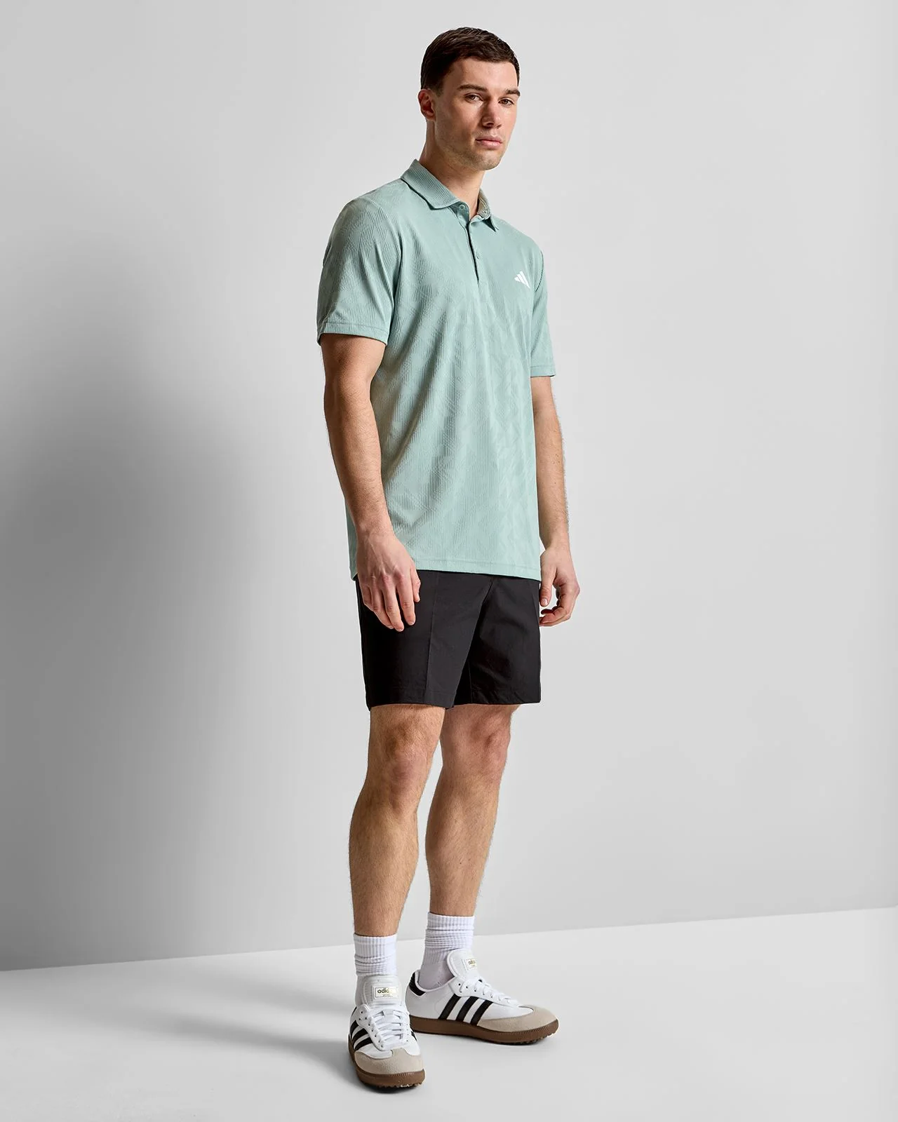 Ultimate365 Jacquard Climacool Polo Wonder Sage - Image 3