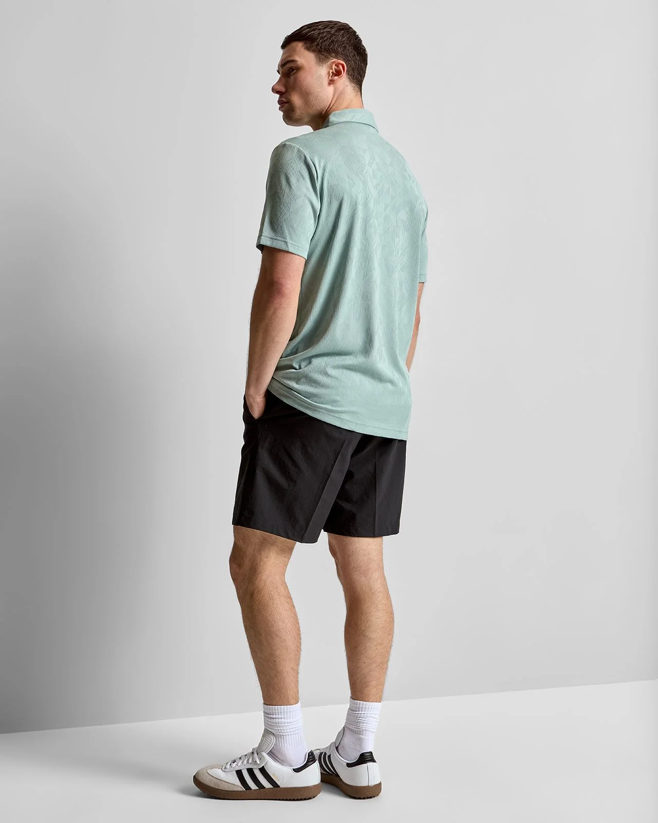 Ultimate365 Jacquard Climacool Polo Wonder Sage - Image 4