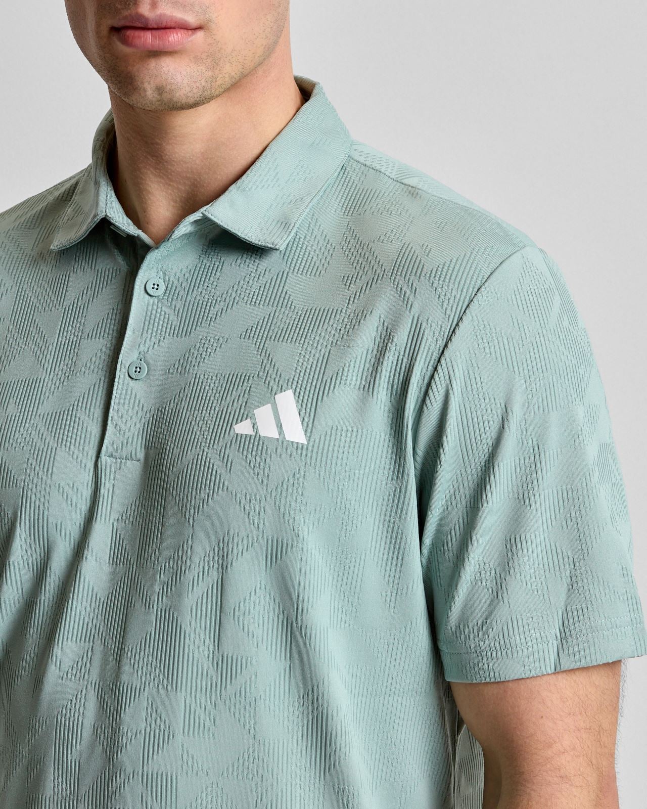 Ultimate365 Jacquard Climacool Polo Wonder Sage - Image 5