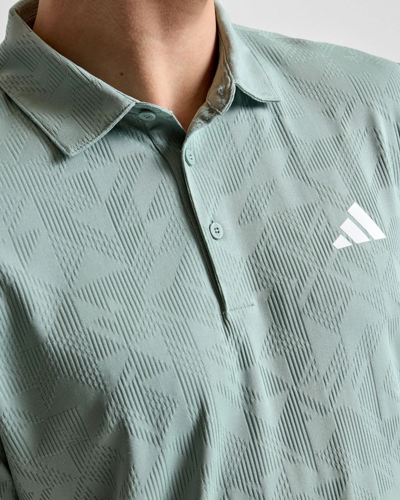 Ultimate365 Jacquard Climacool Polo Wonder Sage - Image 6