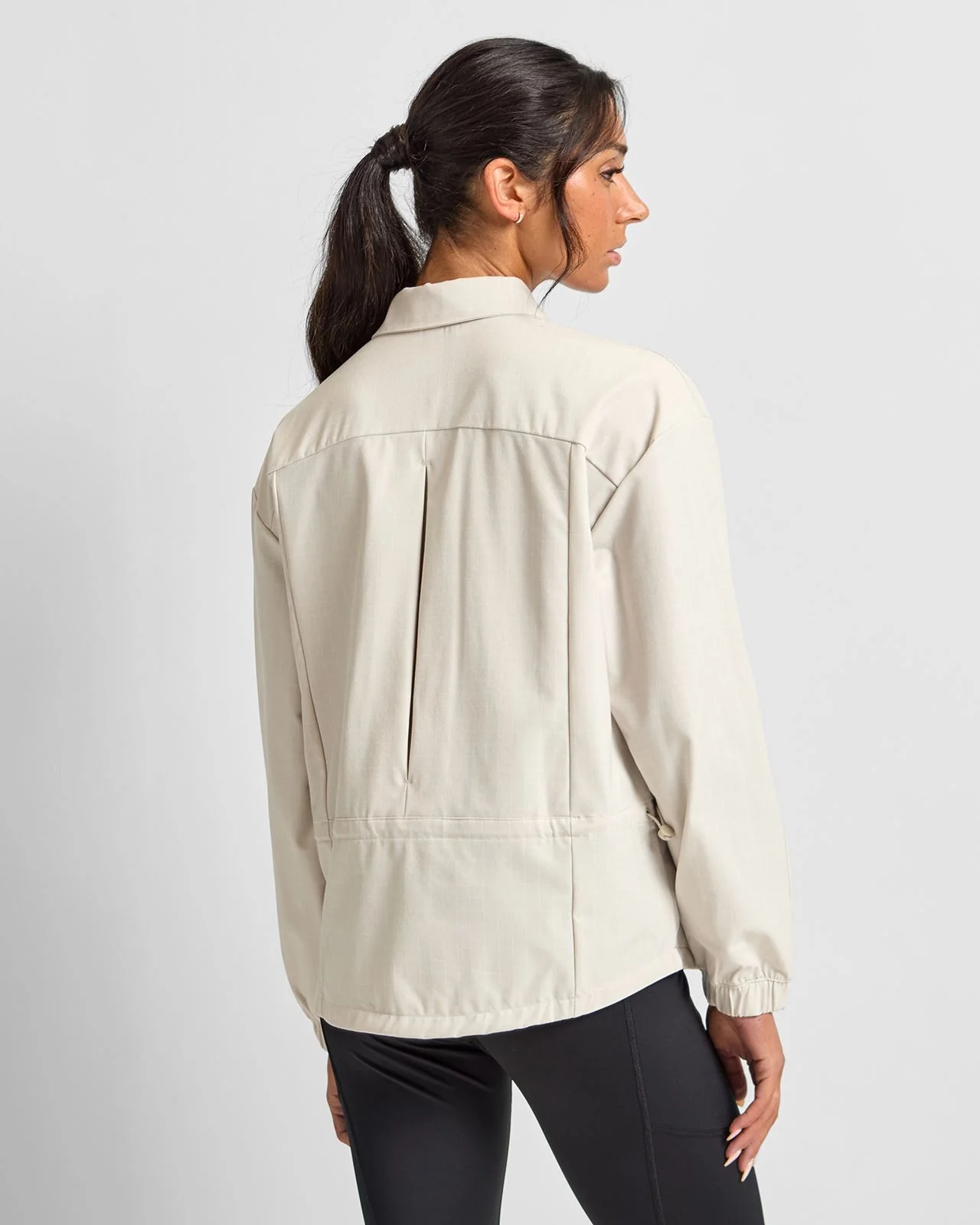 Ultimate365+ Peplum Grid Jacket Wonder Alumina - Image 2