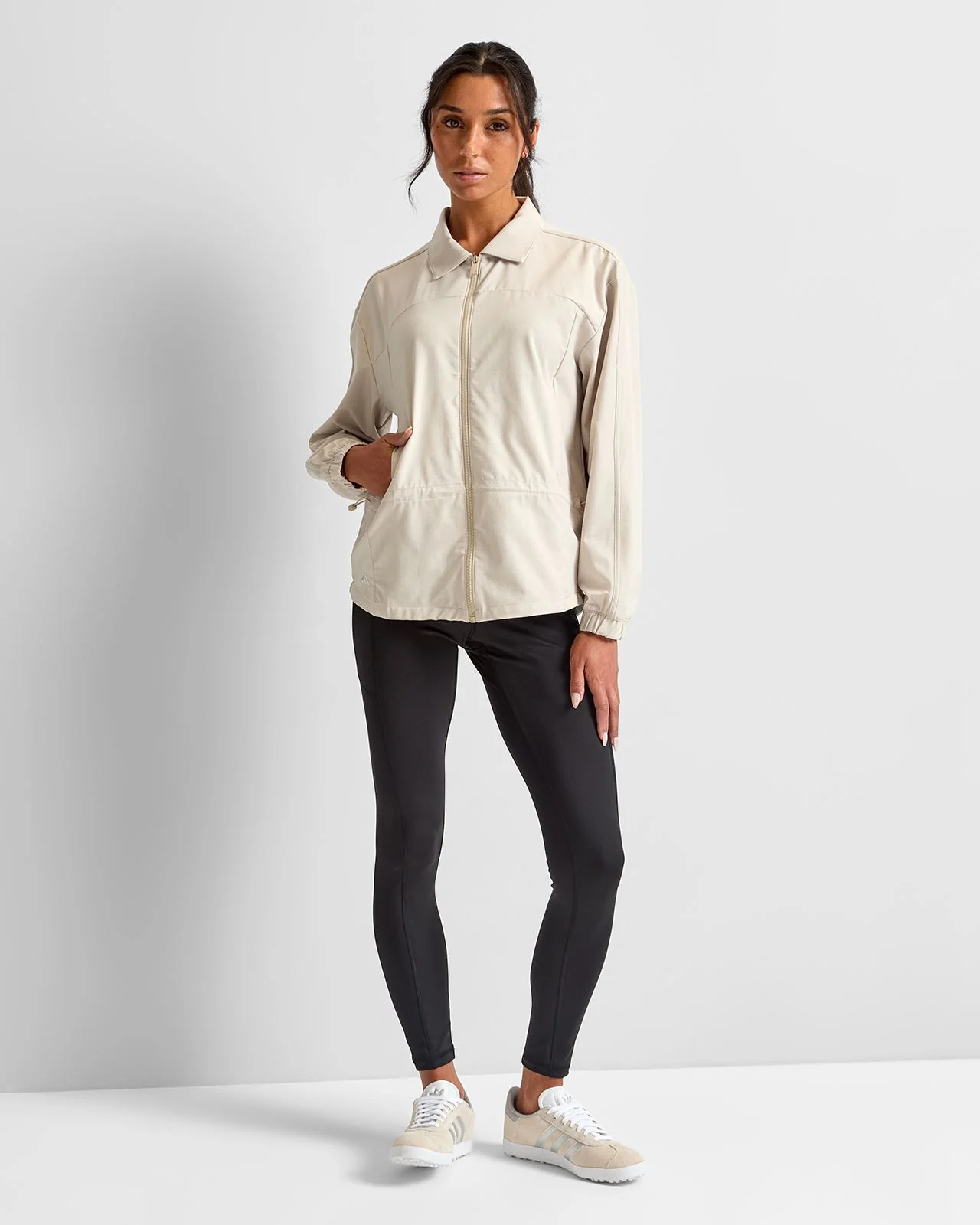 Ultimate365+ Peplum Grid Jacket Wonder Alumina - Image 3