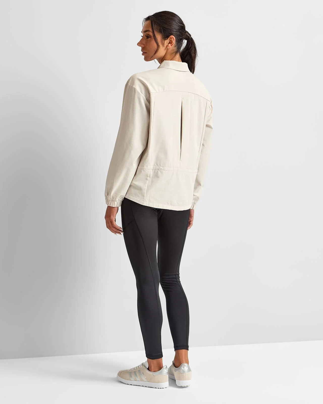 Ultimate365+ Peplum Grid Jacket Wonder Alumina - Image 4