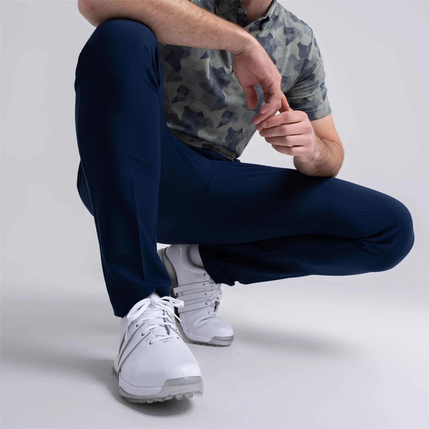 Ultimate365 Tapered Golf Trousers Navy - Image 4