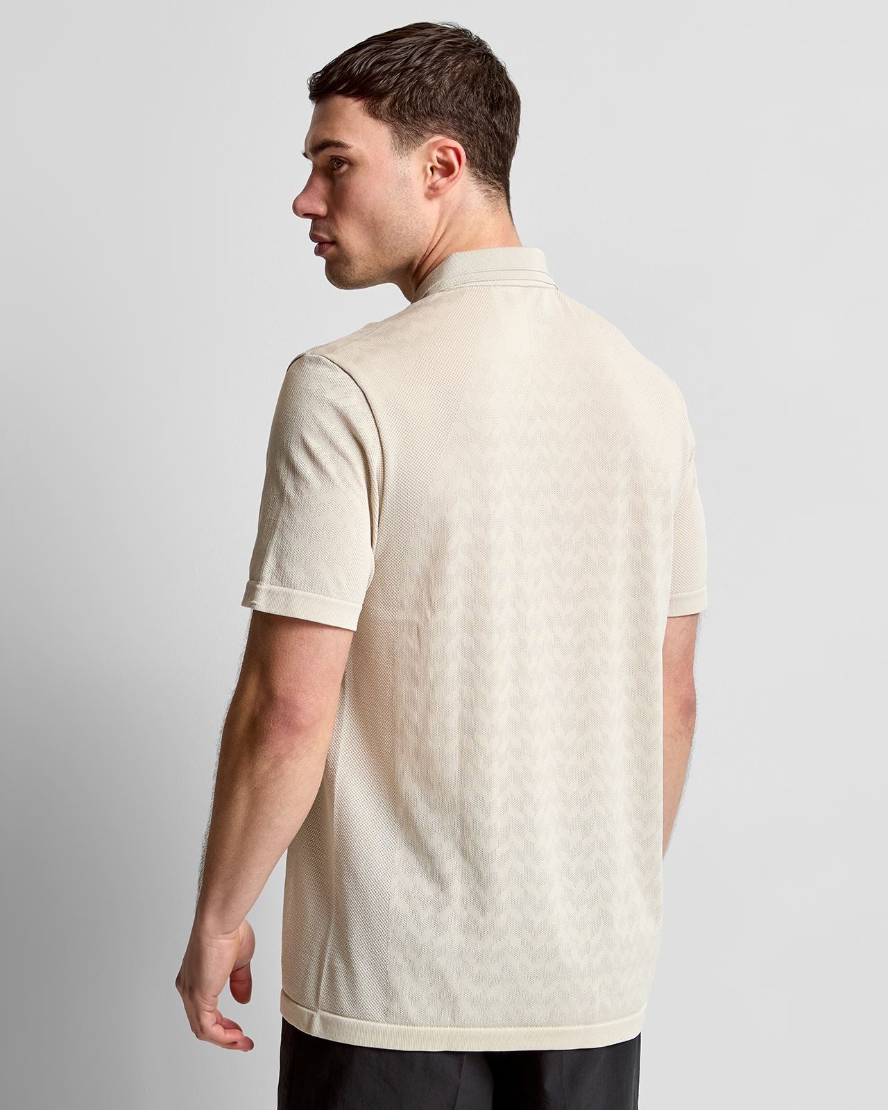 Ultimate365 Seamless Polo Wonder Alumina/White - Image 2