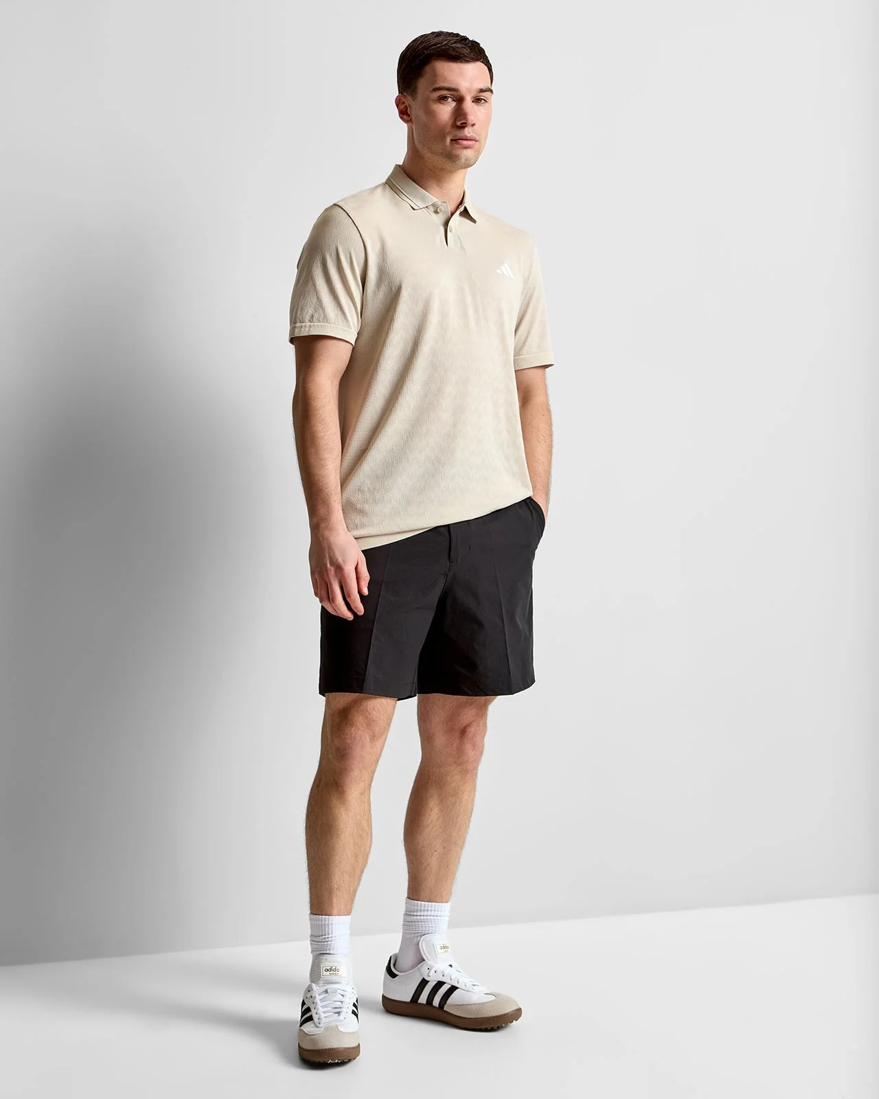 Ultimate365 Seamless Polo Wonder Alumina/White - Image 3