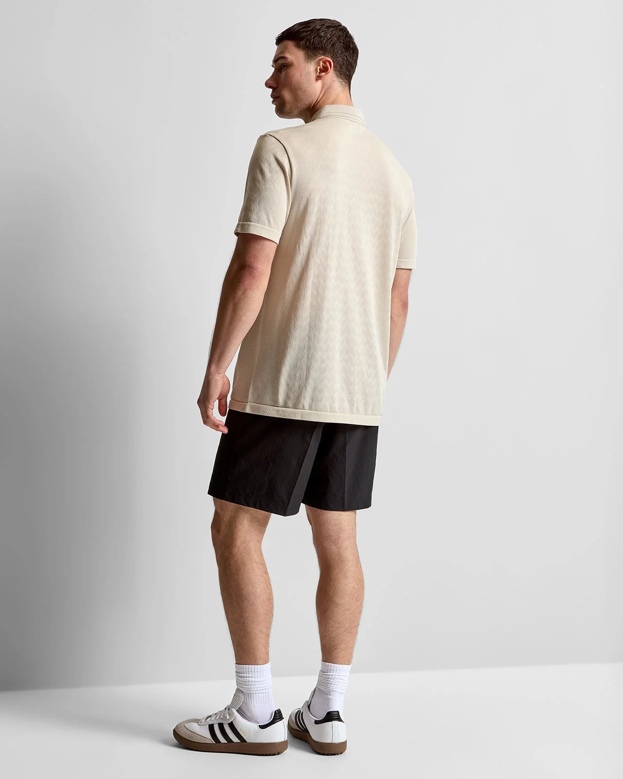 Ultimate365 Seamless Polo Wonder Alumina/White - Image 4