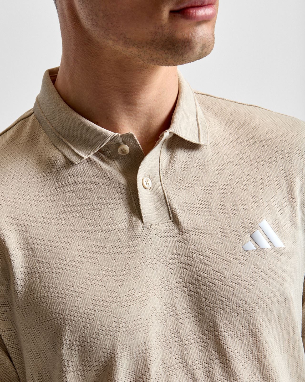 Ultimate365 Seamless Polo Wonder Alumina/White - Image 5