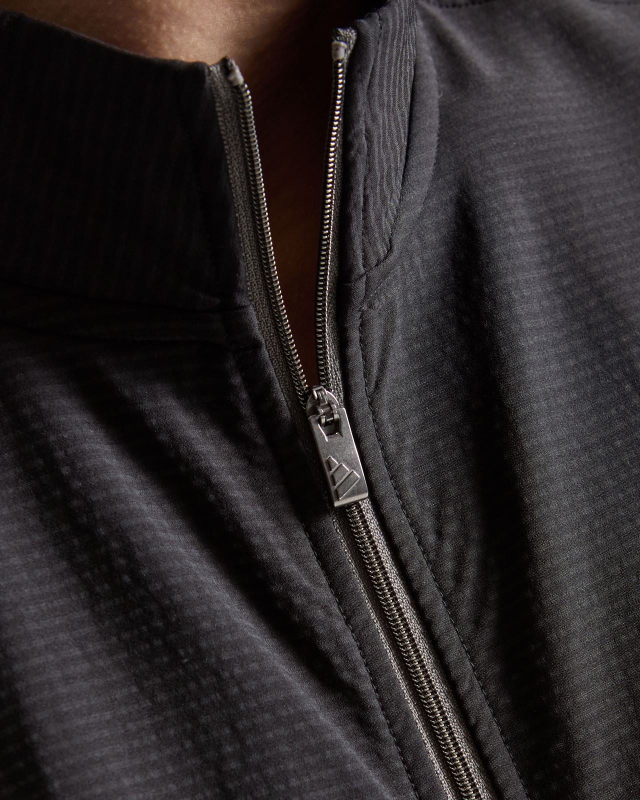 Ultimate365 Textured Woven Full Zip Mid Layer Black - Image 6