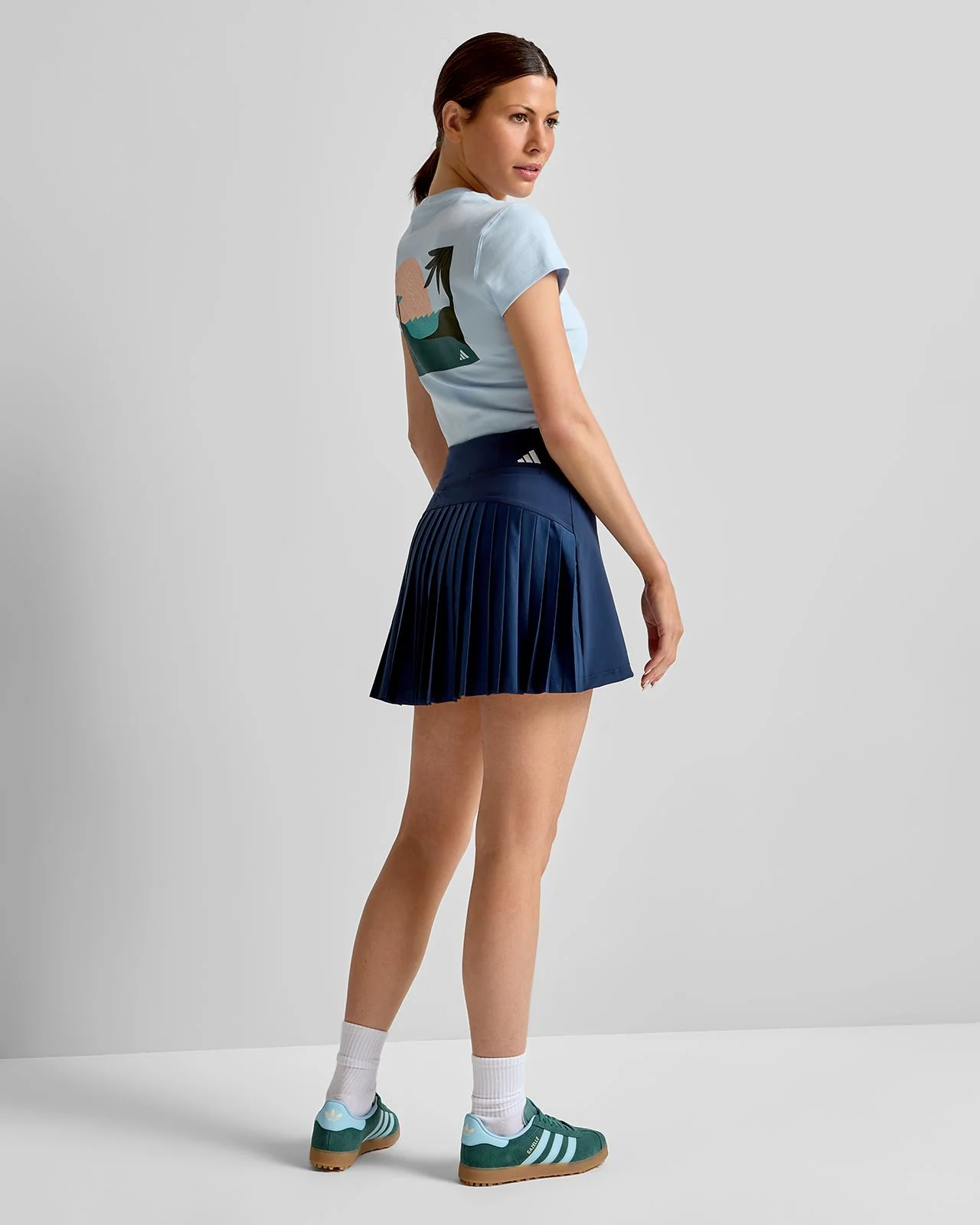 Ultimate365 Tour Pleated Skort Collegiate Navy - Image 4