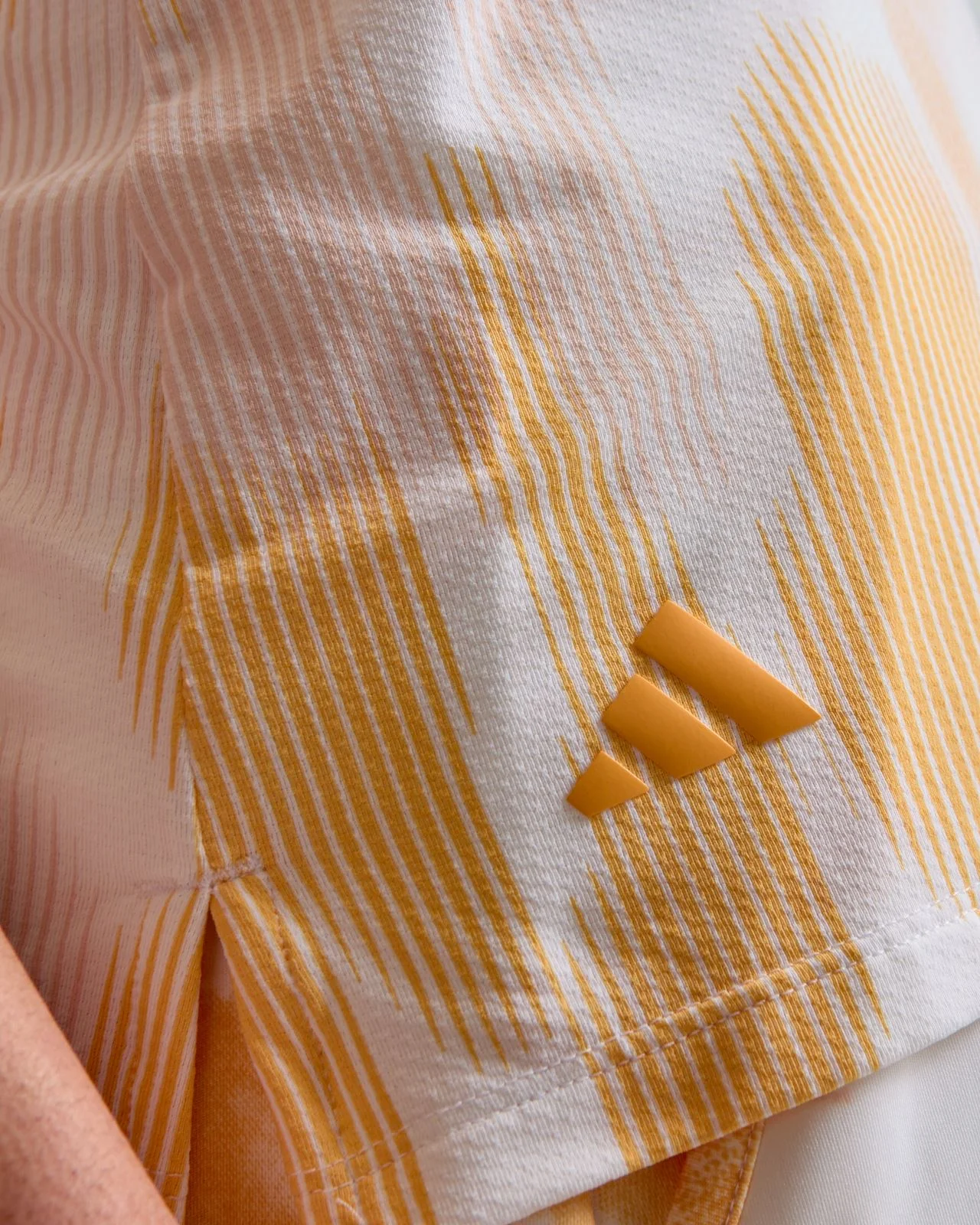 Ultimate365 Tour Printed SL Polo Semi Ice Tangerine - Image 6