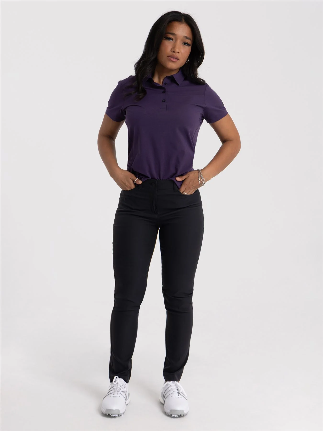 Ultimate365 Twistweave Five-Pocket Trousers Black - Image 3