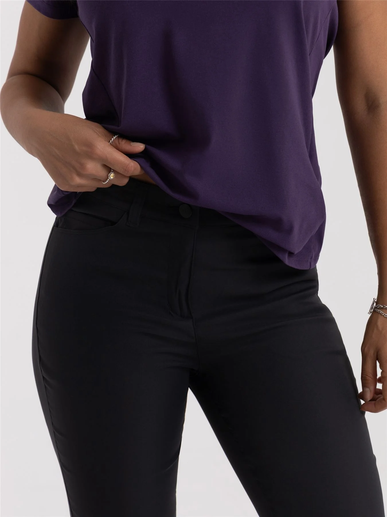 Ultimate365 Twistweave Five-Pocket Trousers Black - Image 5