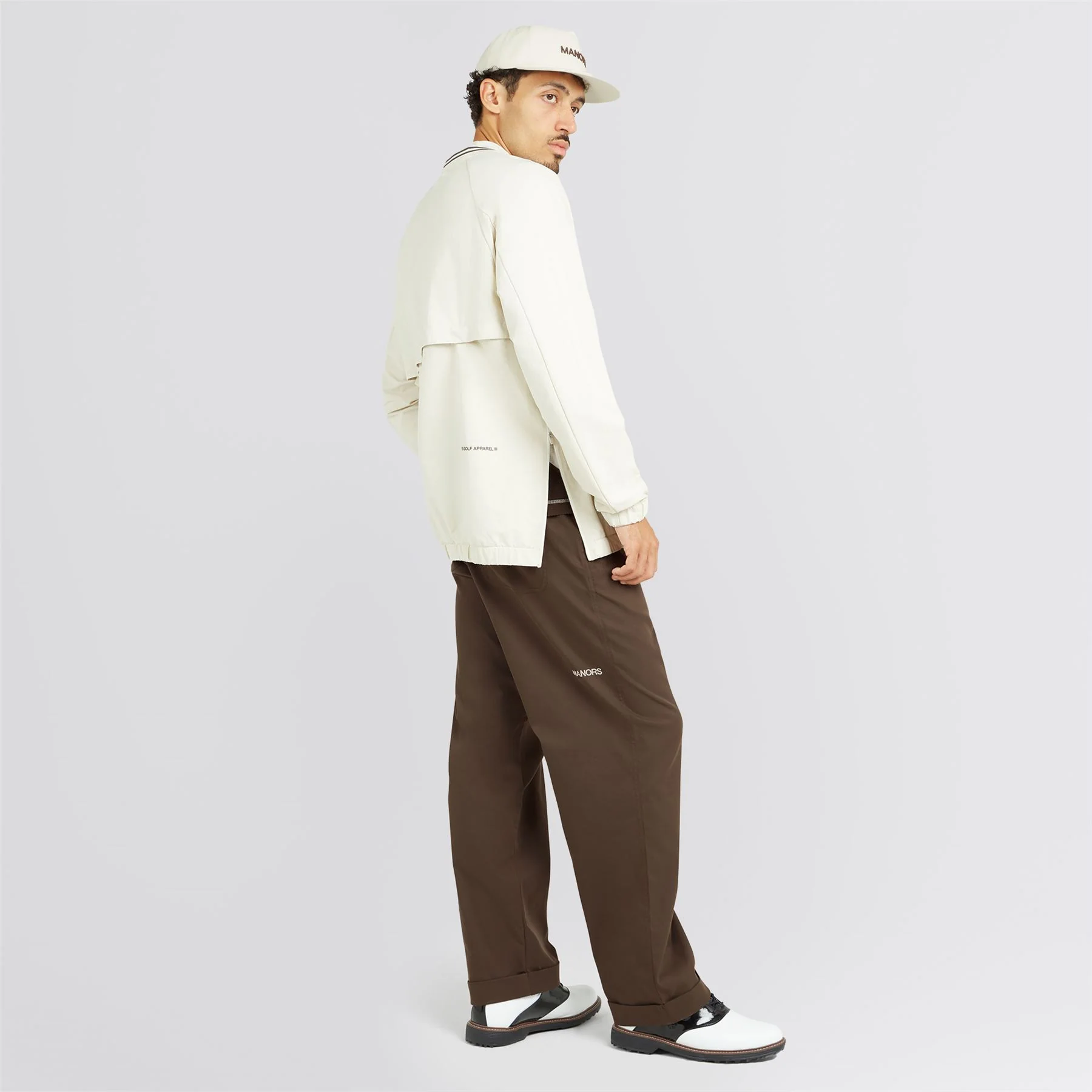 V-Neck Pullover Windbreaker Ivory - Image 5