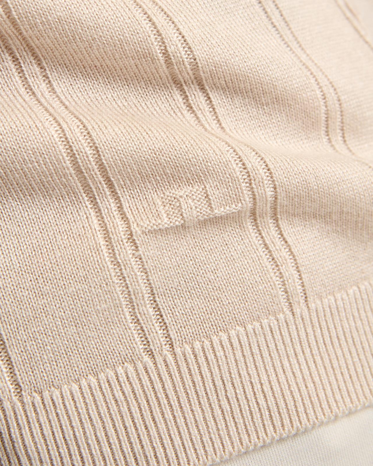 Vanja Wide Knit Rib Cardigan Moonbeam - Image 5