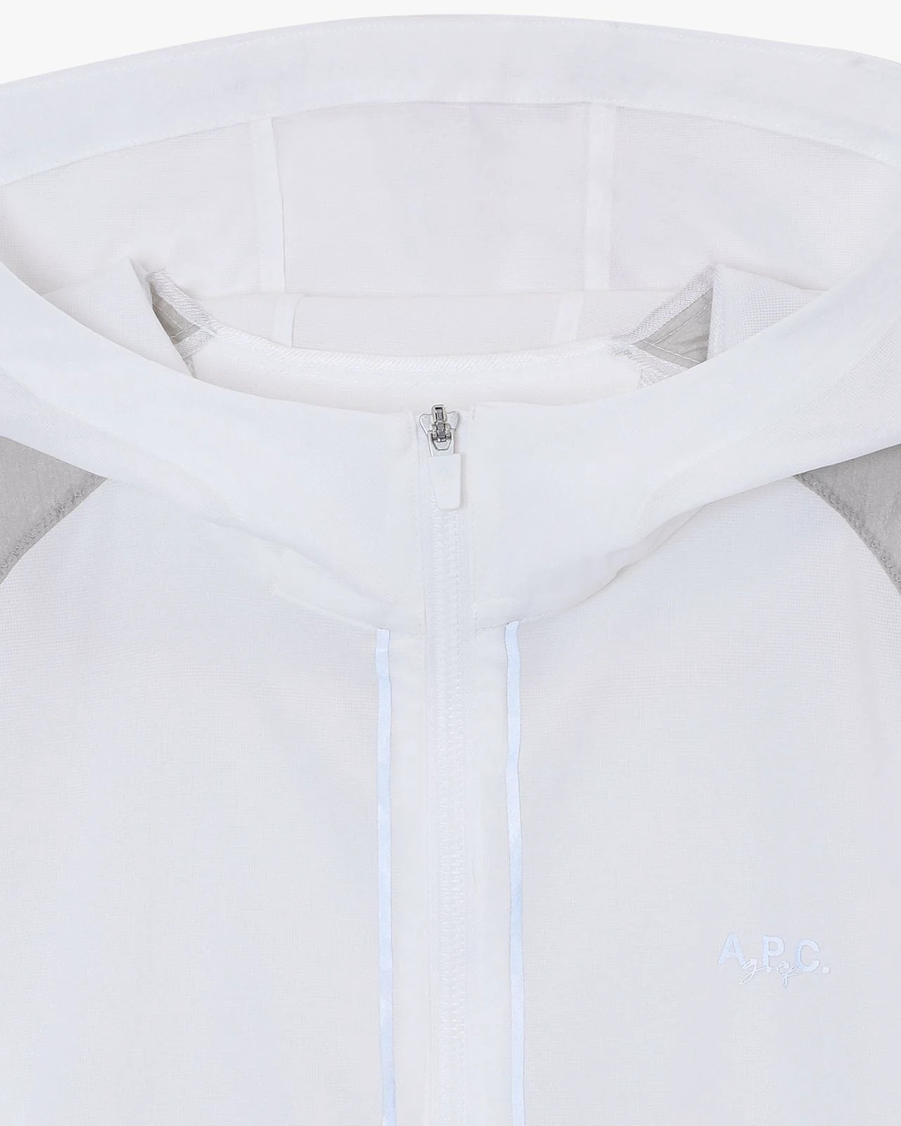 Victor Windbreaker Jacket White - Image 5