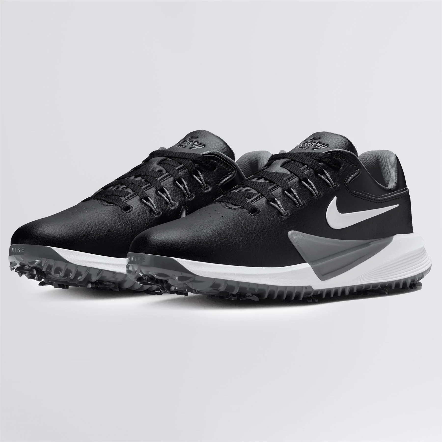Victory Pro 4 Spiked Golf Shoes Black/White/Iron Grey - Image 4