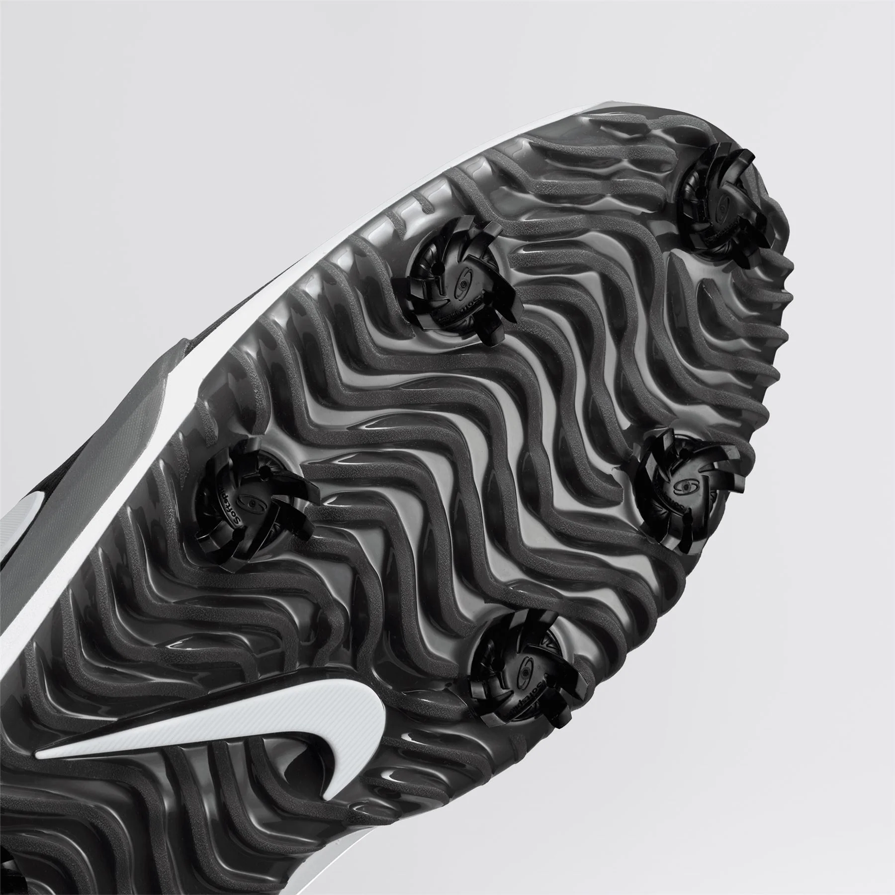 Victory Pro 4 Spiked Golf Shoes Black/White/Iron Grey - Image 6