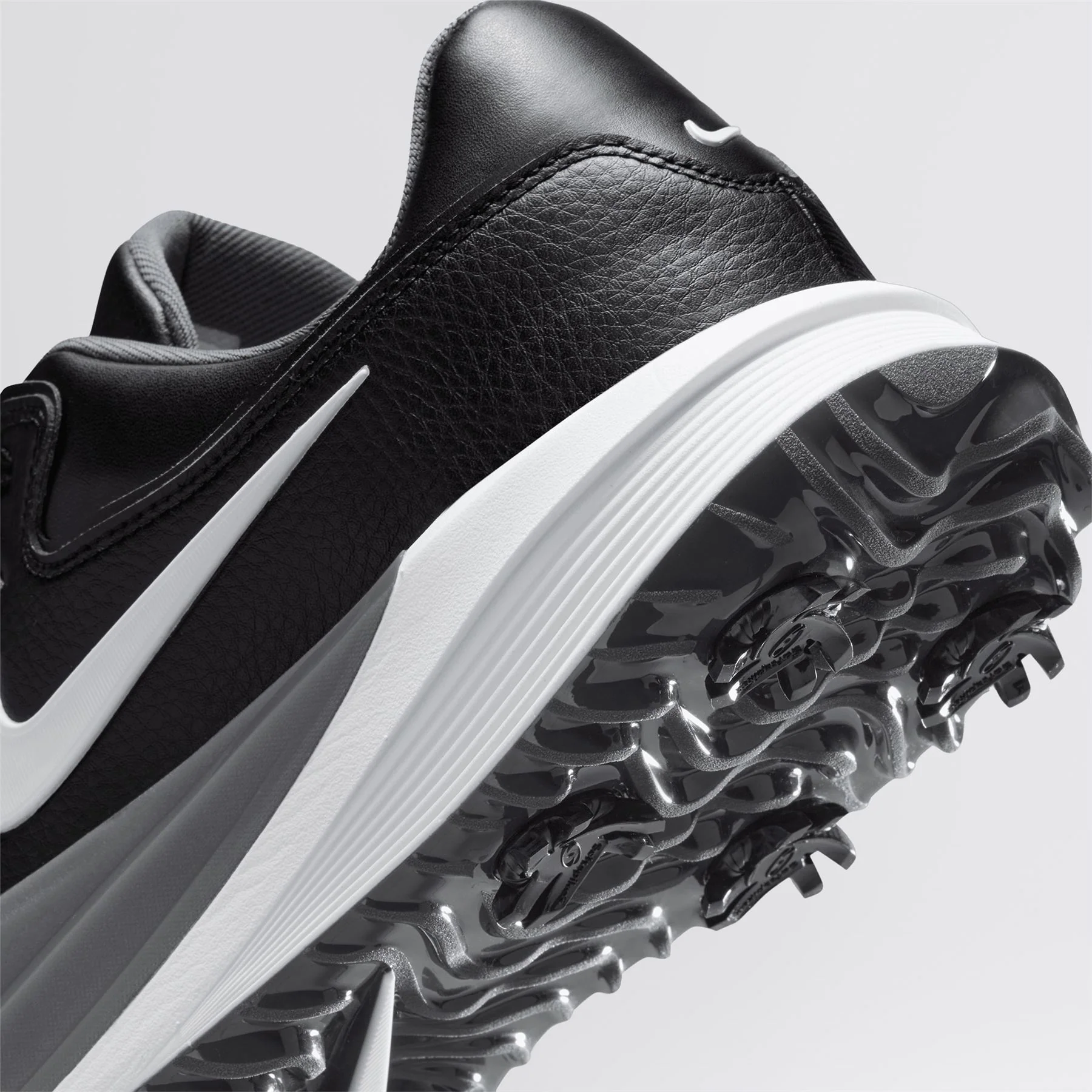 Victory Pro 4 Spiked Golf Shoes Black/White/Iron Grey - Image 8