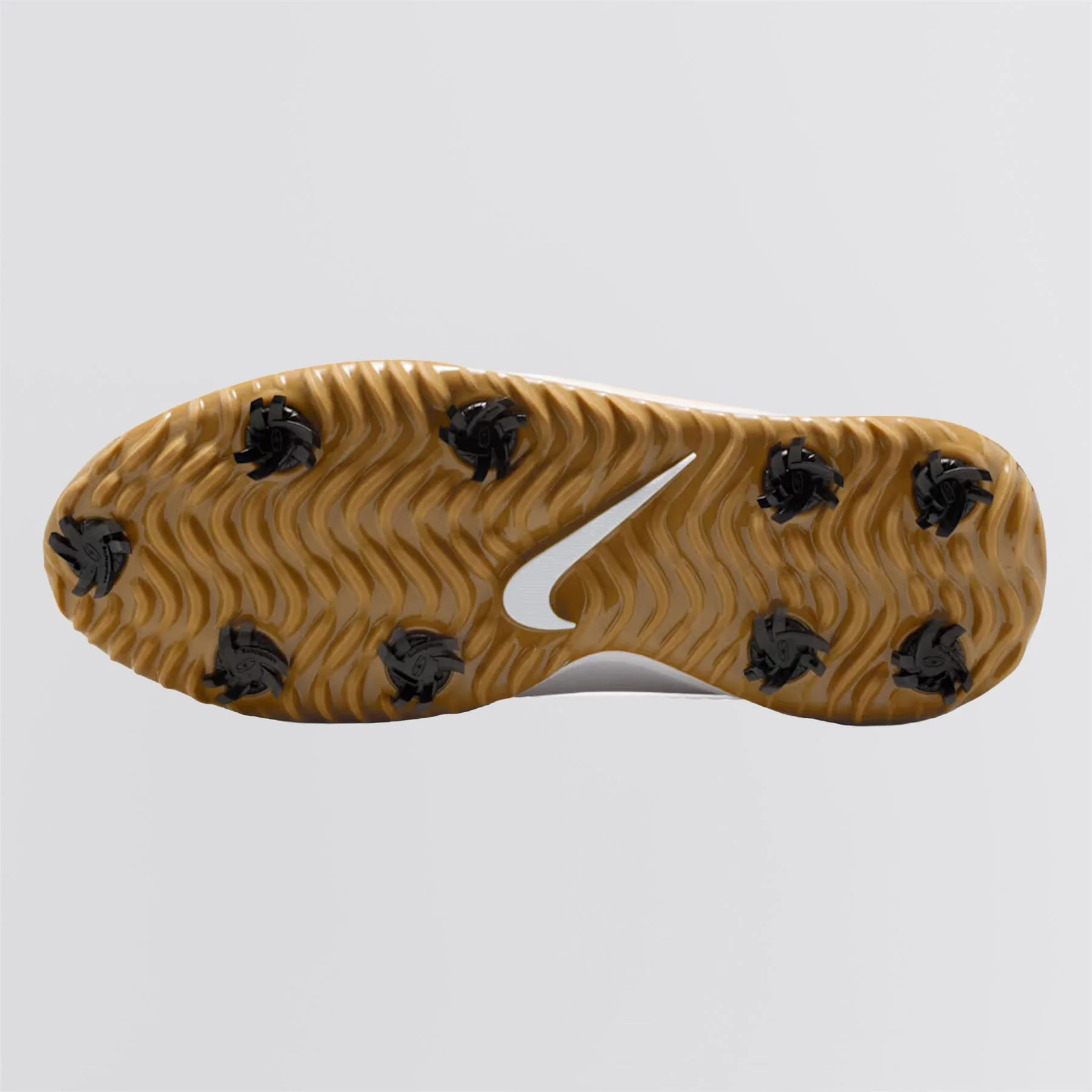 Victory Pro 4 Spiked Golf Shoes Light Khaki/Black/Filbert - Image 2