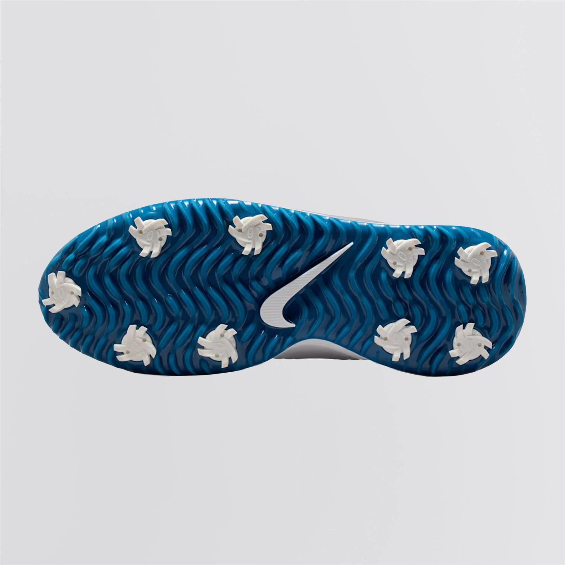 Victory Pro 4 Spiked Golf Shoes Summit White/Obsidian/Court Blue - Image 2