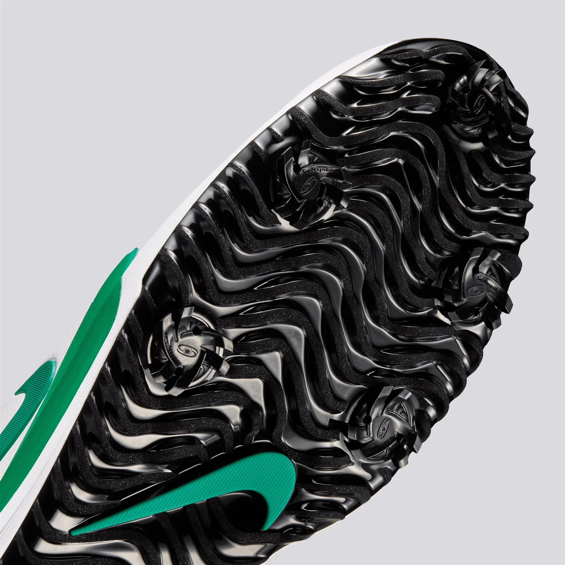 Victory Pro 4 Spiked Golf Shoes White/Black Malachite - Image 8
