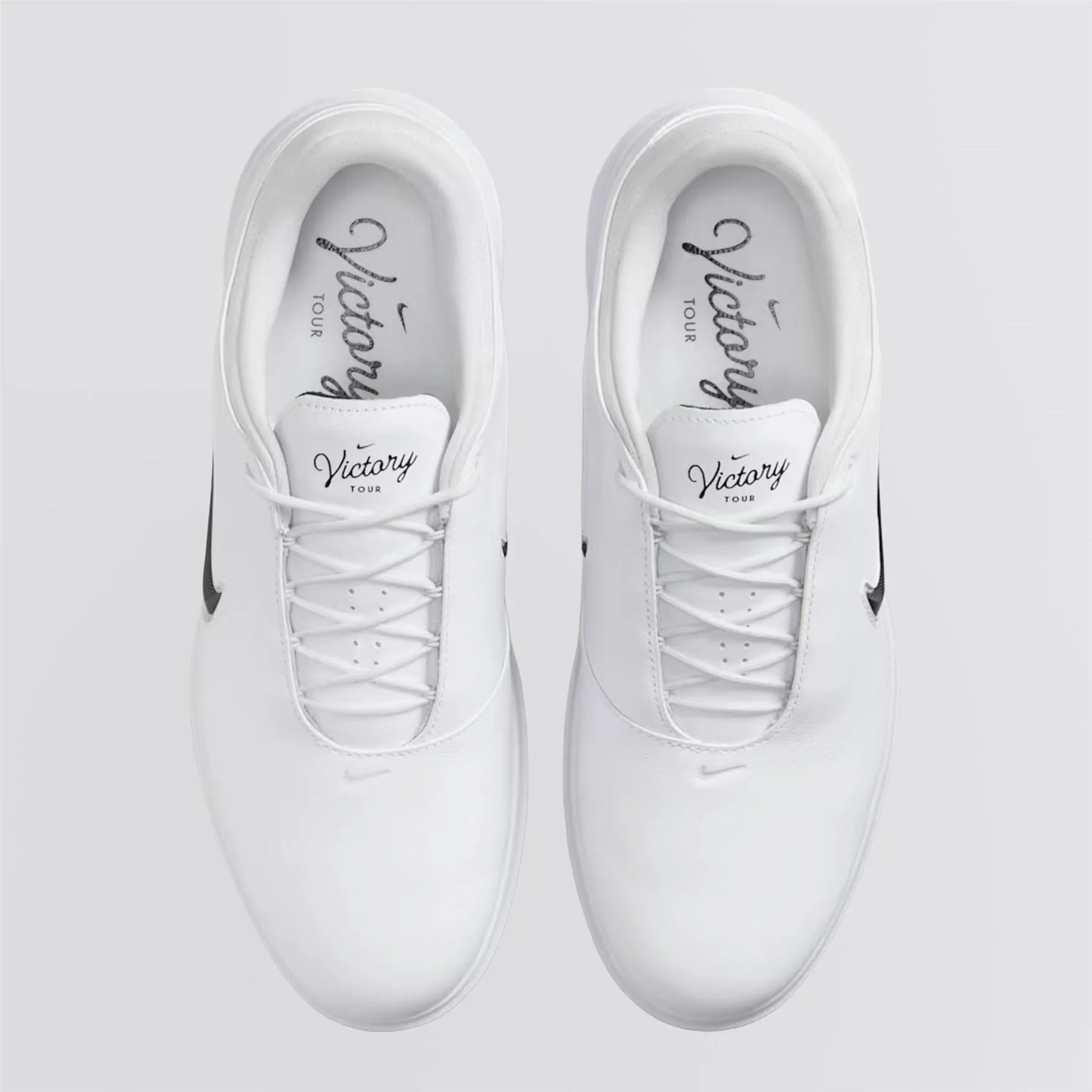 Victory Tour 4 Spiked Golf Shoes White/Black/Photon Dust - Image 3