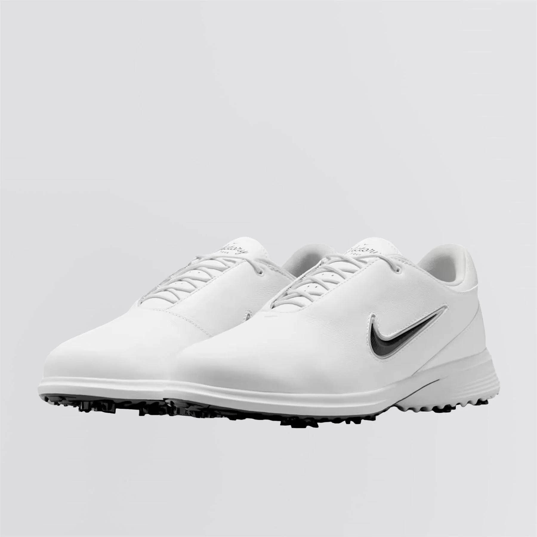Victory Tour 4 Spiked Golf Shoes White/Black/Photon Dust - Image 4