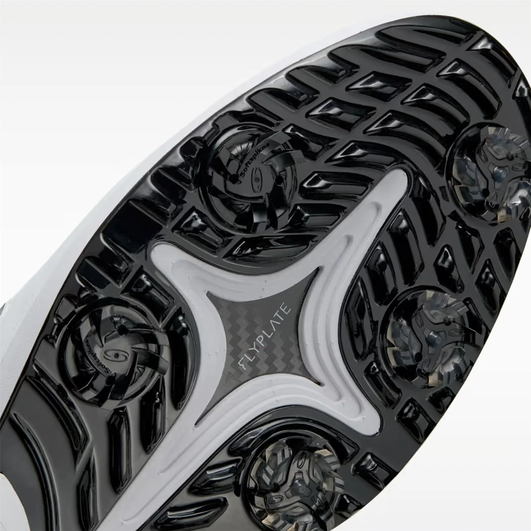 Victory Tour 4 Spiked Golf Shoes White/Black/Photon Dust - Image 6