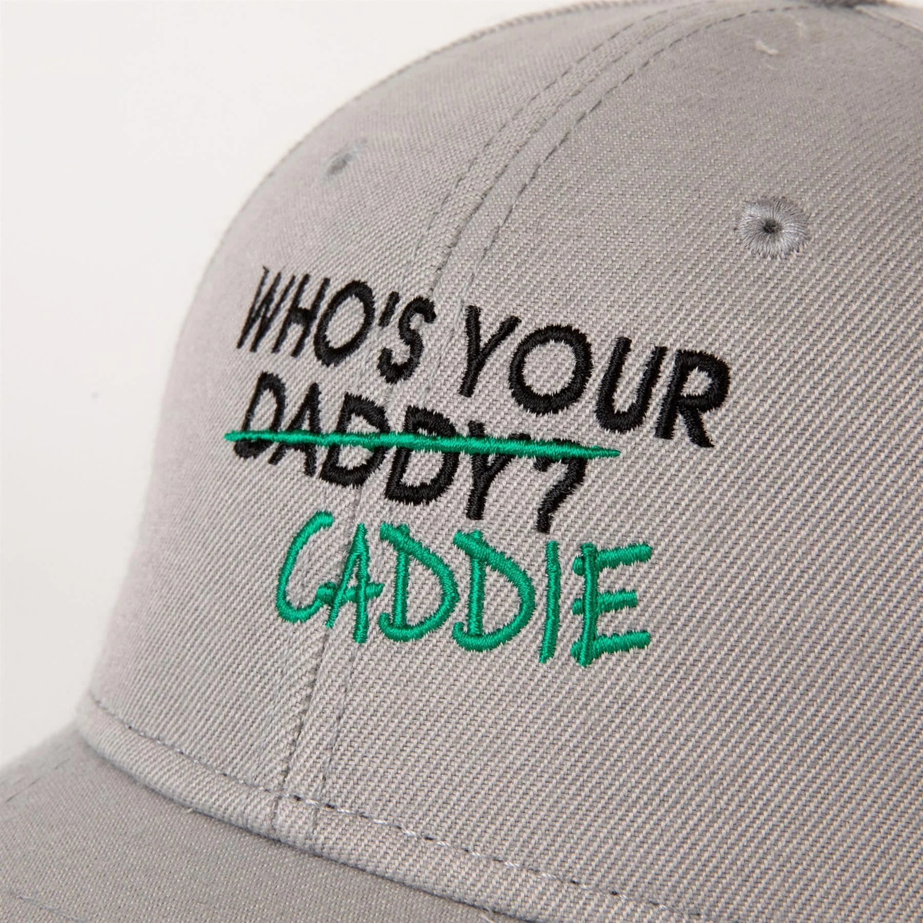 Who's Your Caddie Cap Grey - Image 4